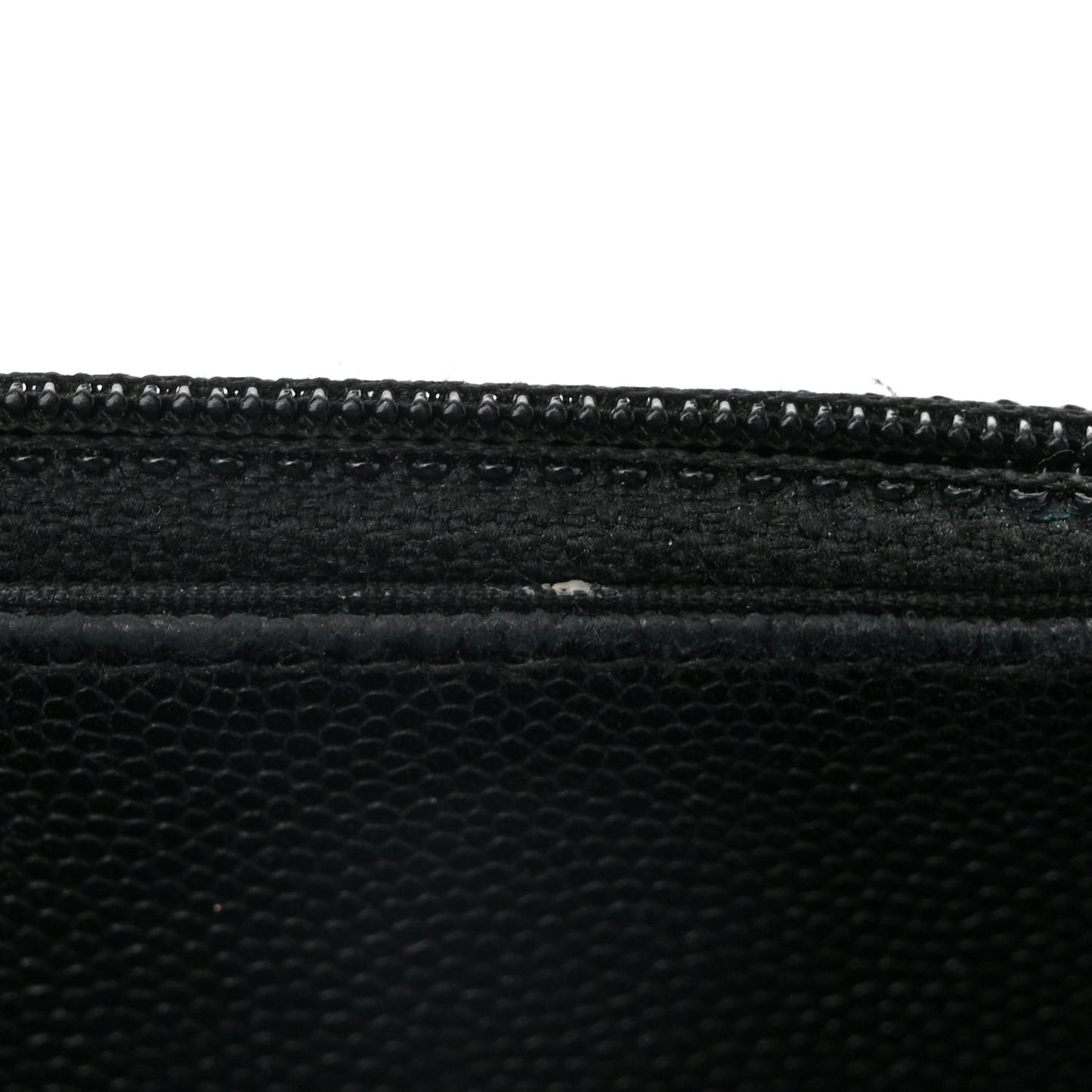 Caviar Quilted Vintage Mademoiselle Wallet On Chain WOC Black