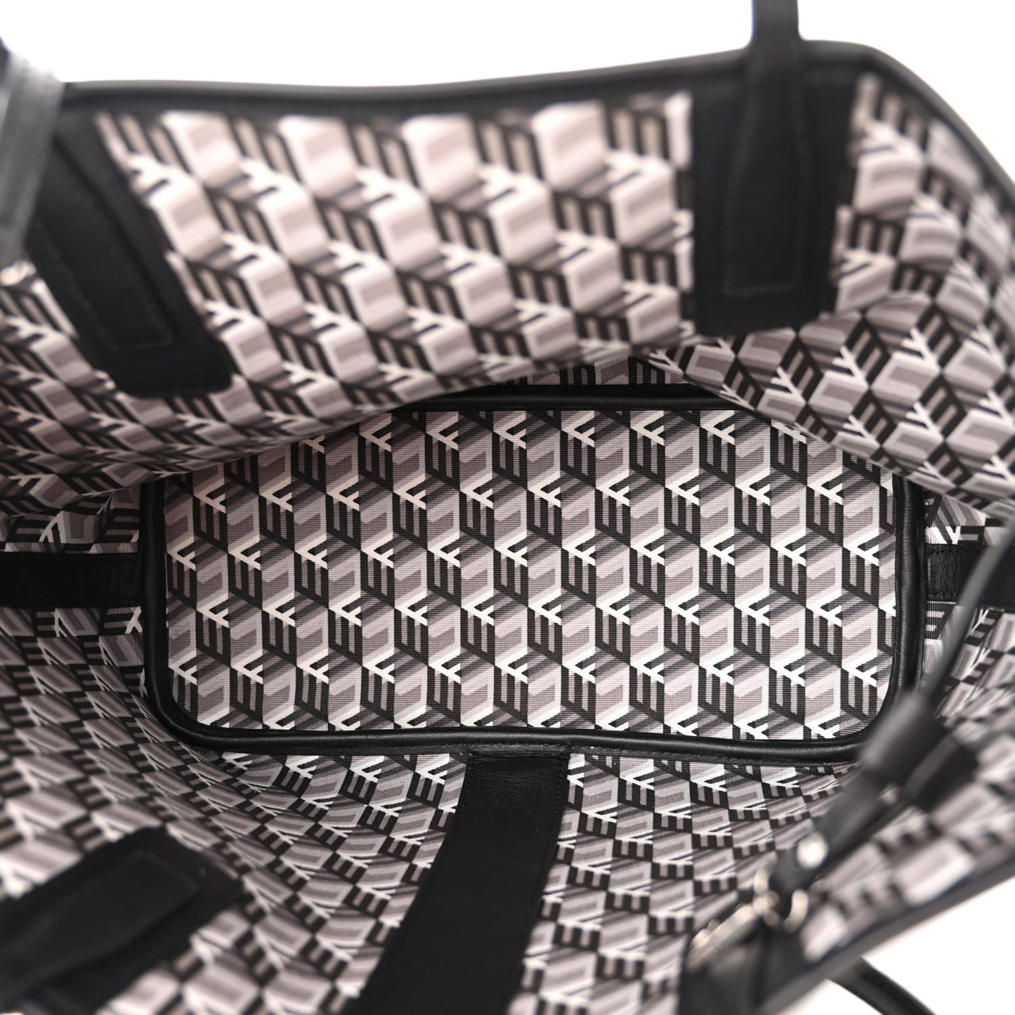Visetos Small Liz Reversible Shopper Tote Black