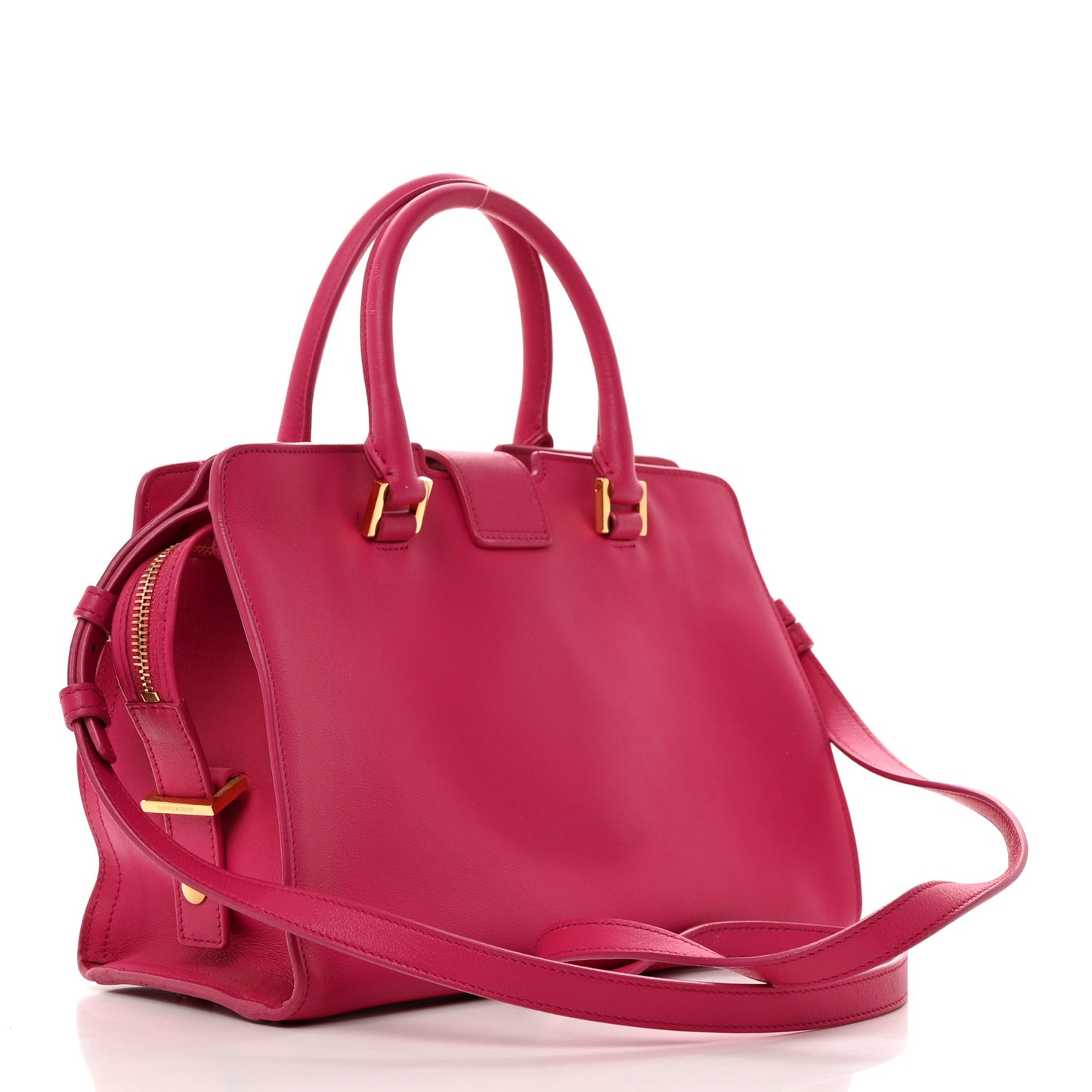 Calfskin Baby Monogram Cabas Fuchsia