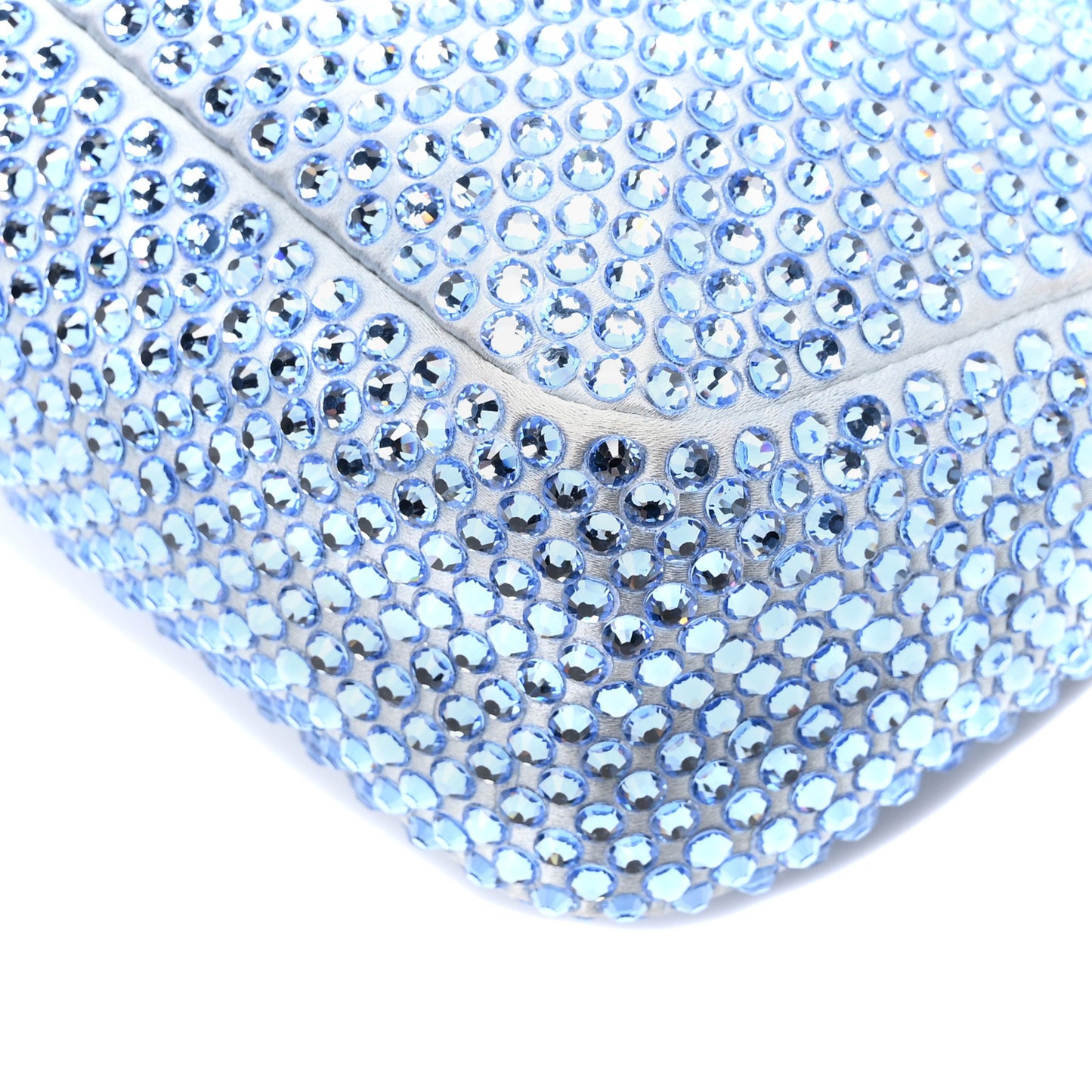 Satin Crystal Re-Edition 2005 Shoulder Bag Celeste