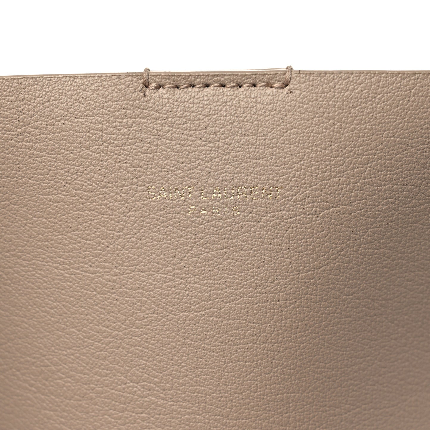 Calfskin Large Shopping Tote Dark Beige
