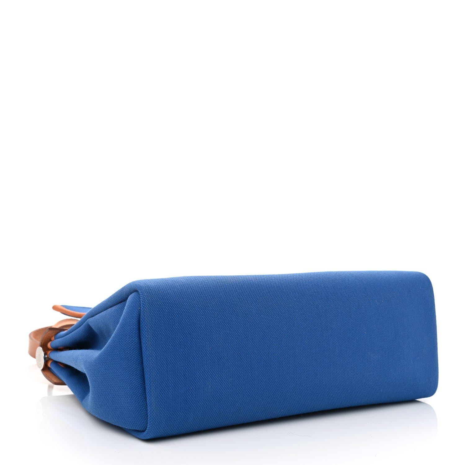 Hermes Vache Hunter Toile Herbag Zip 31 PM Azur Natural 4 of 11