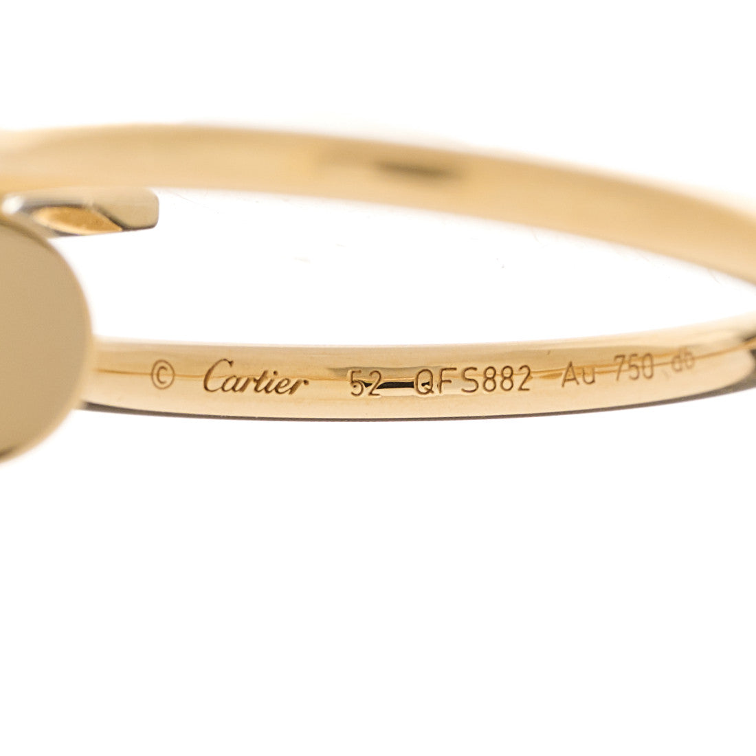 18K Yellow Gold Small Juste Un Clou Ring 52 6