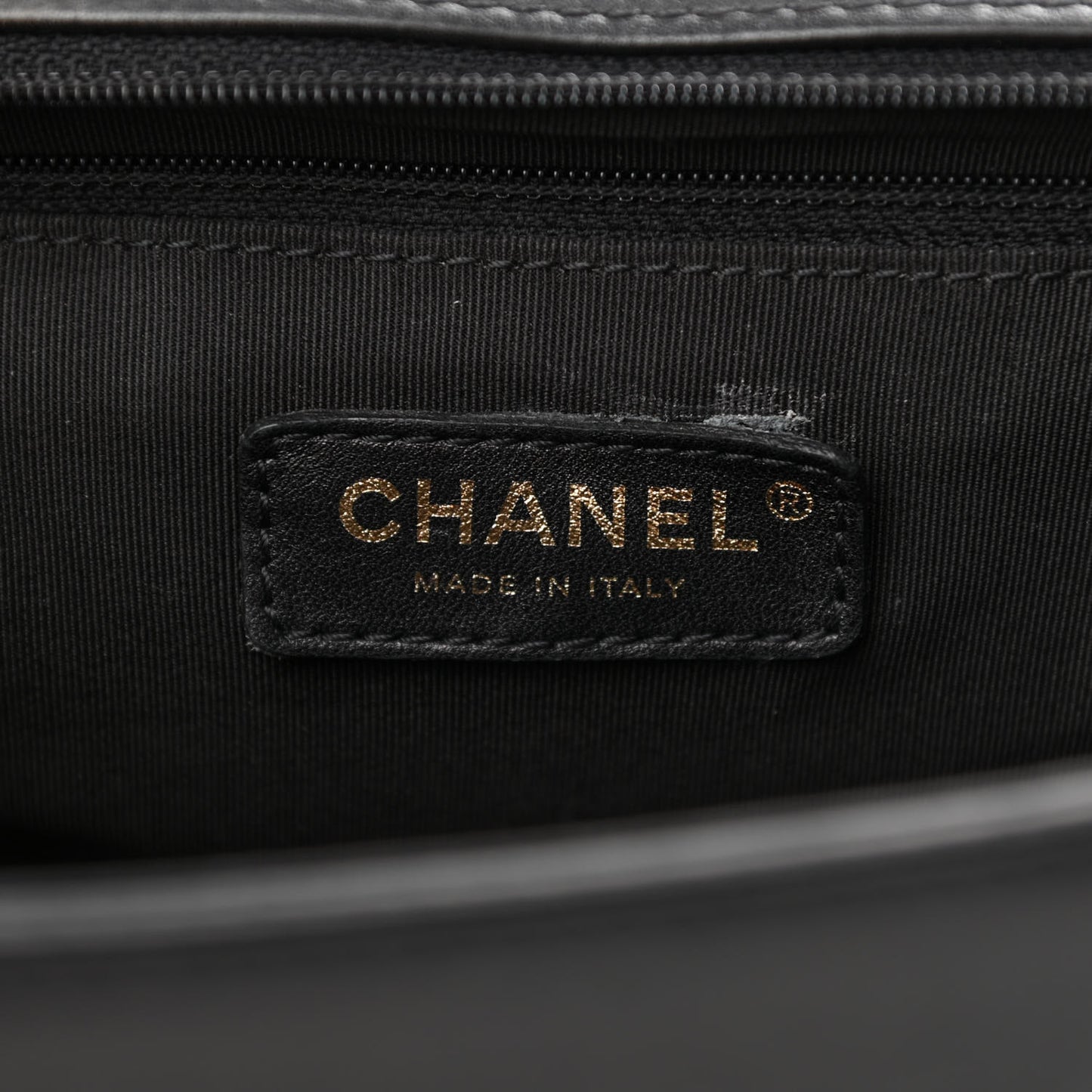 Calfskin Quilted New Medium Boy Flap Black