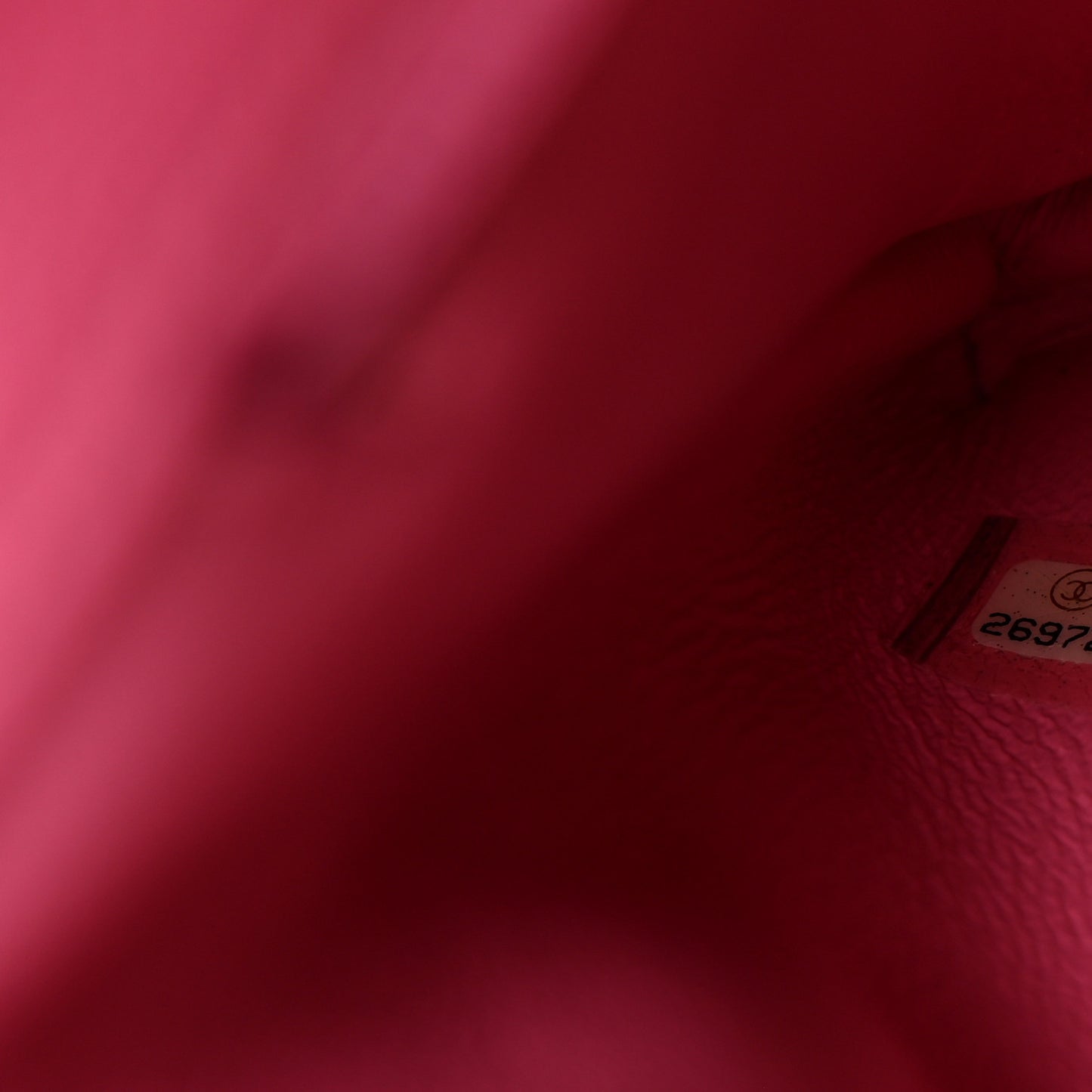Caviar Quilted Flap Clutch Pink