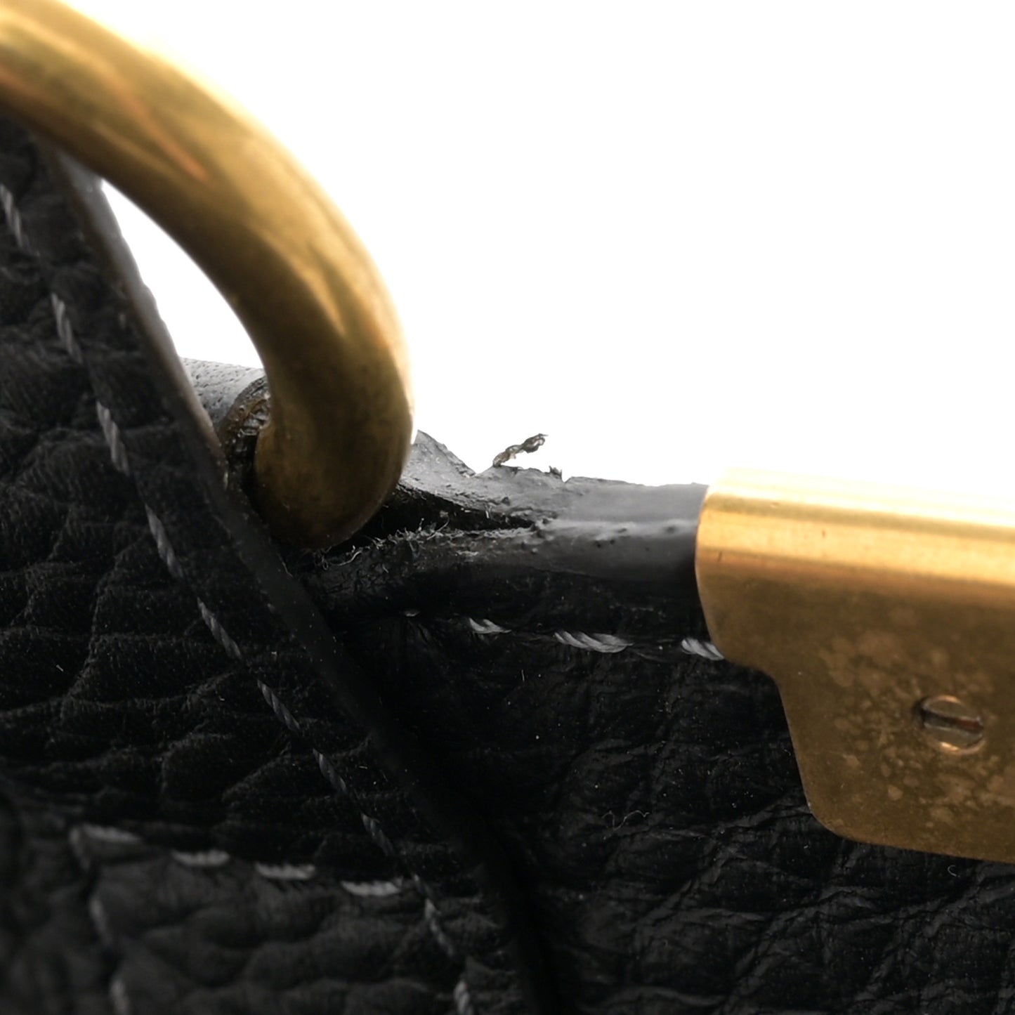 Calfskin Medium Marcie Satchel Black