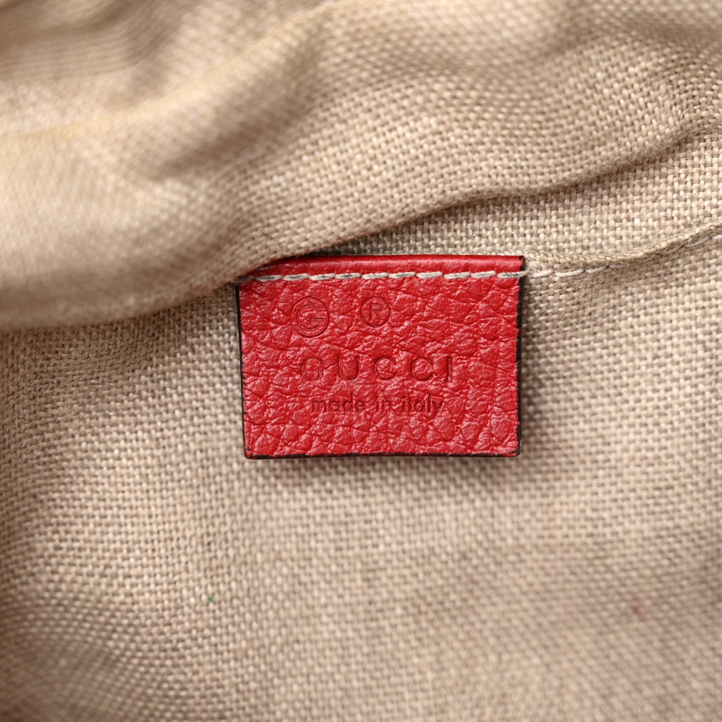 Monogram Mini Bree Messenger Bag Red
