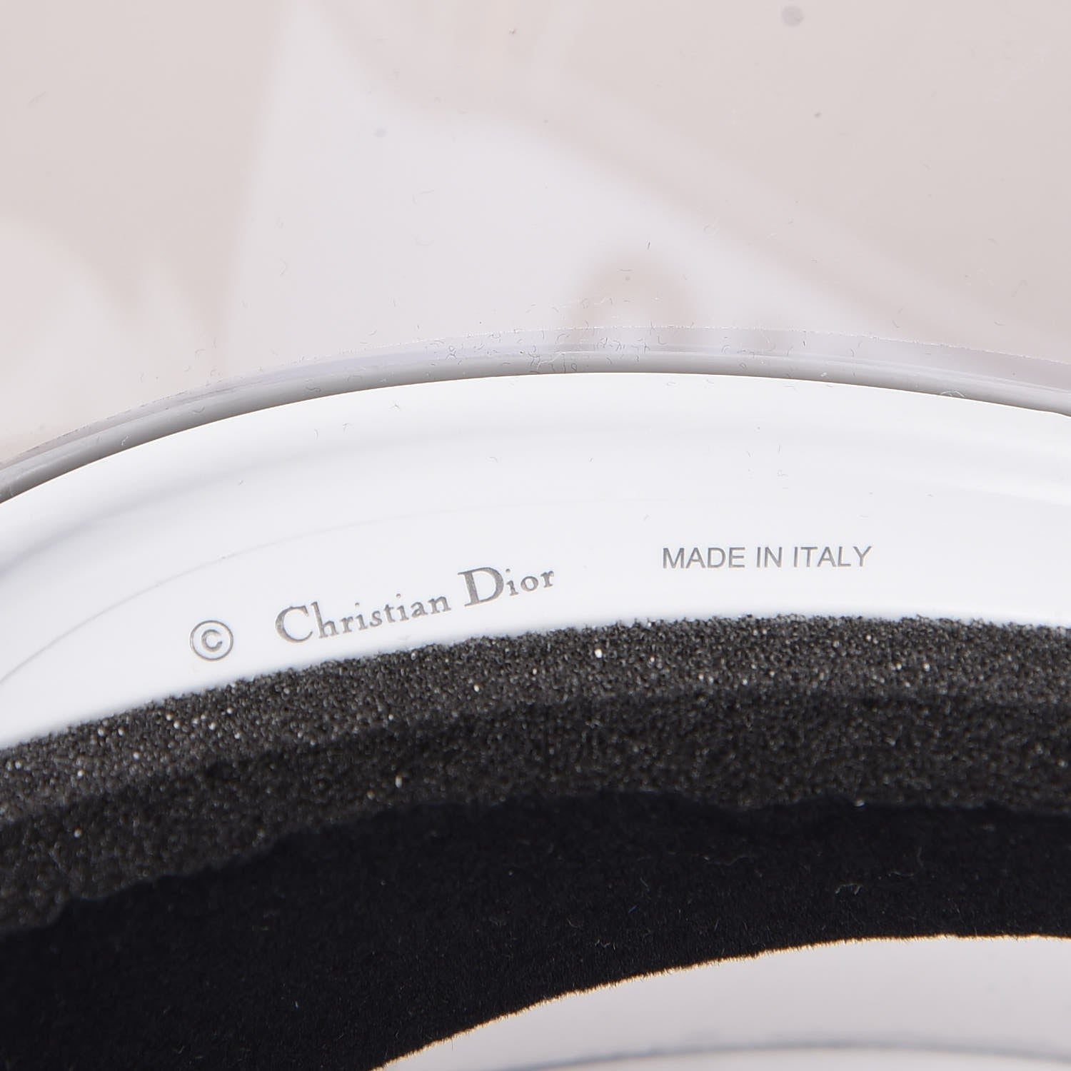 Christian Dior Mirrored DiorClub1 Sun Visor Silver 5 of 7