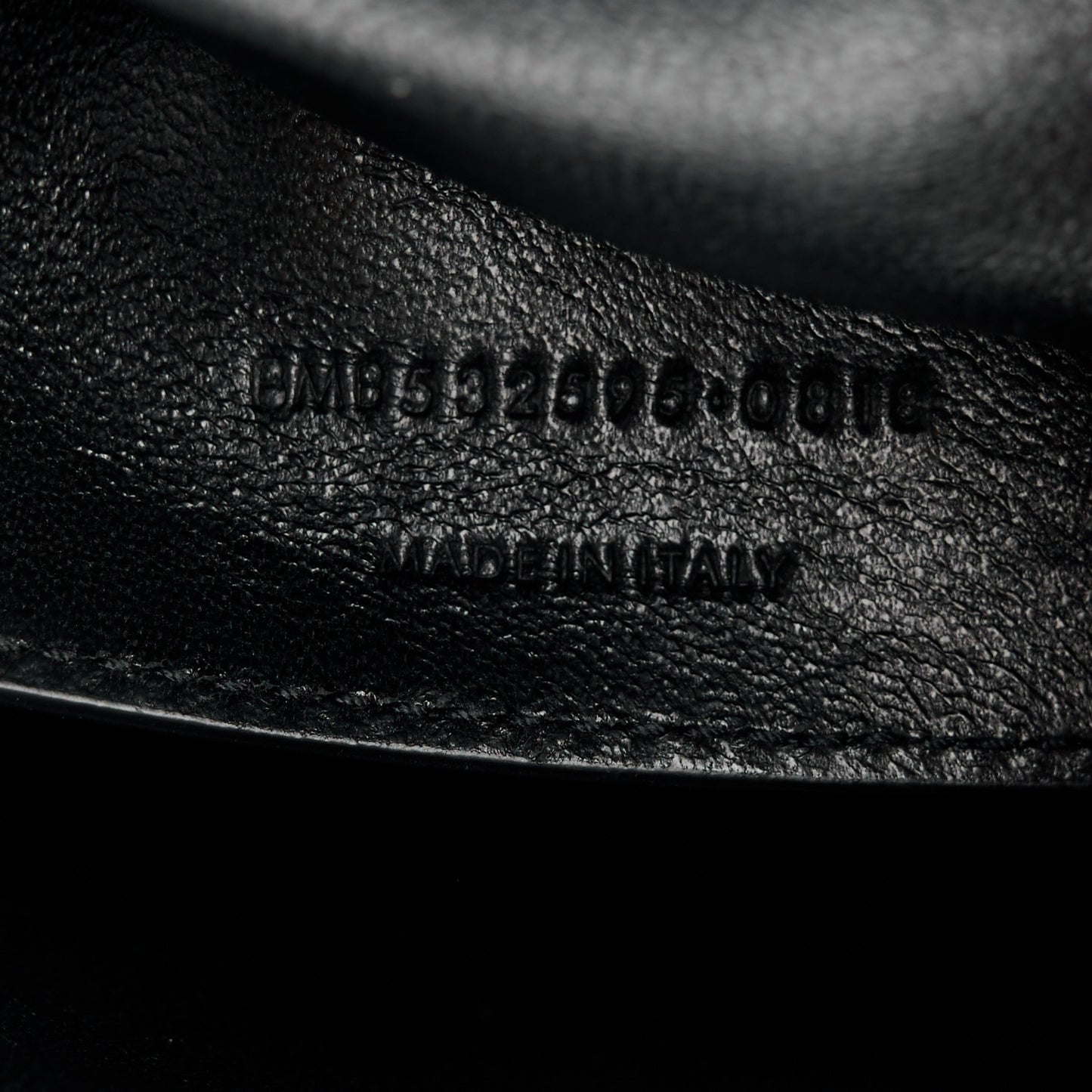 Patent Matelasse Monogram Large Vicky Chain Bag Black