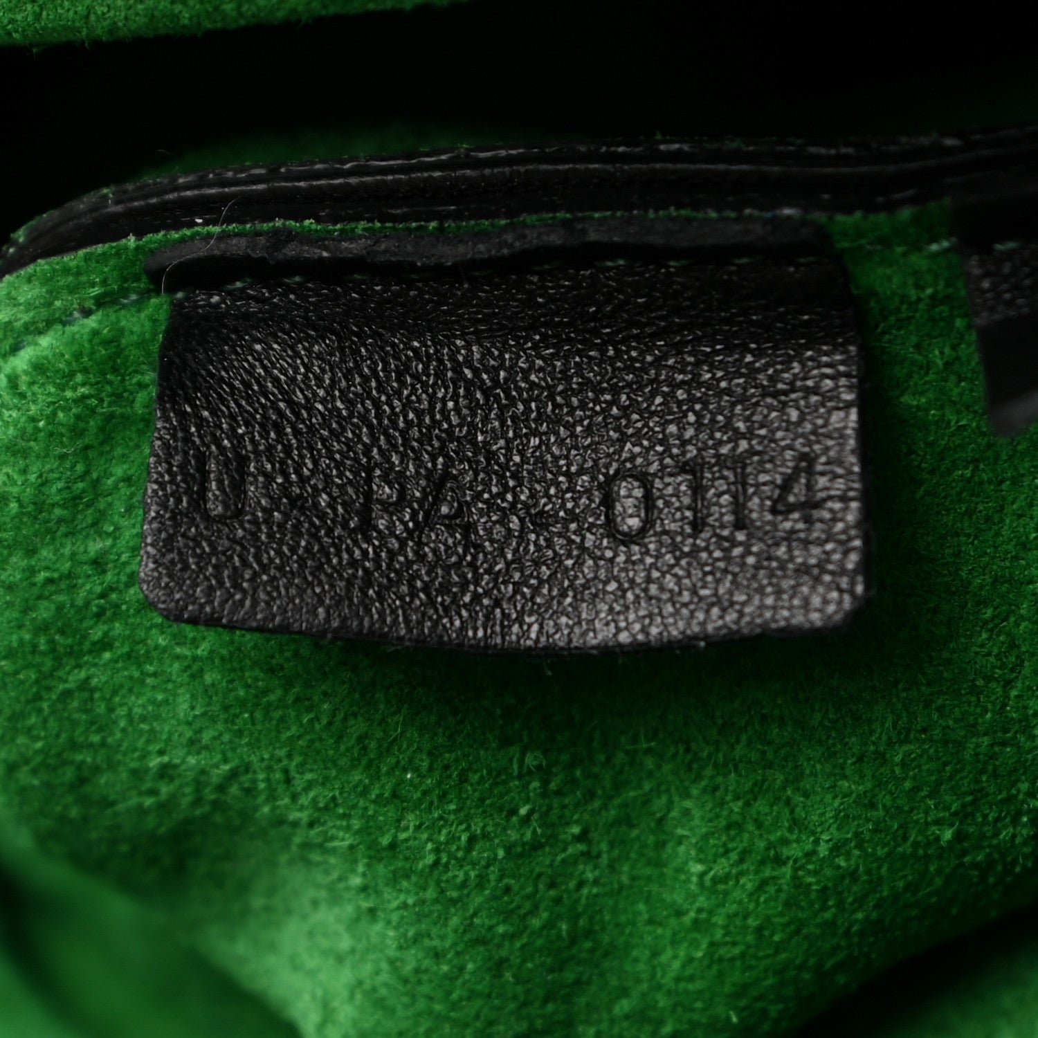 Celine Calfskin Folded Clutch Black Grass 9 of 14