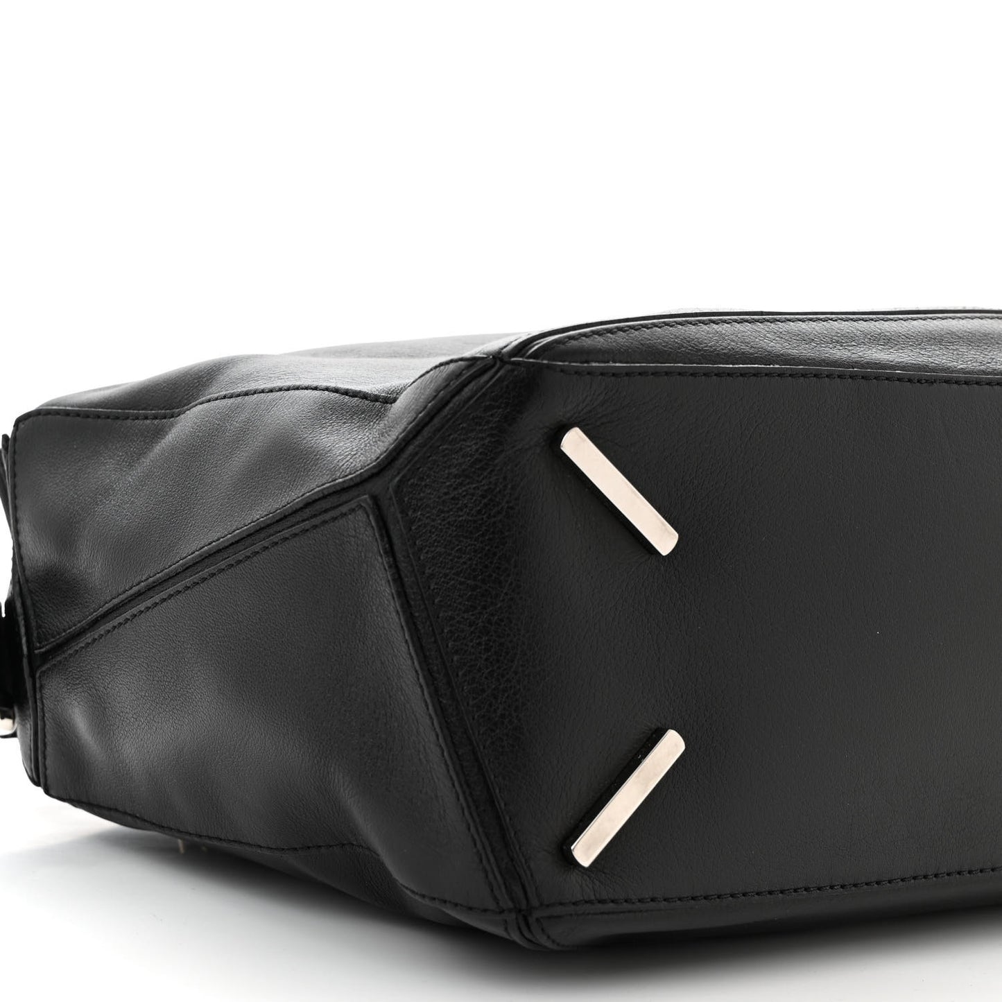 Calfskin Medium Puzzle Bag Black