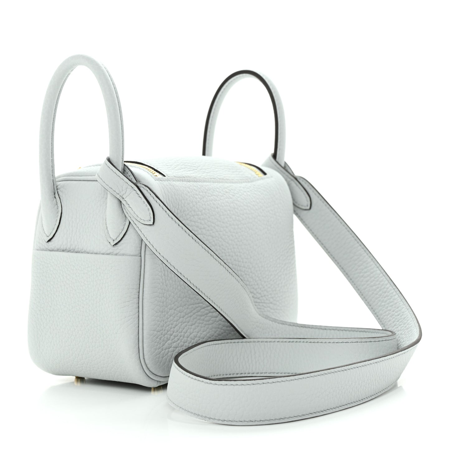 Taurillon Clemence Mini Lindy 20 Bleu Pale