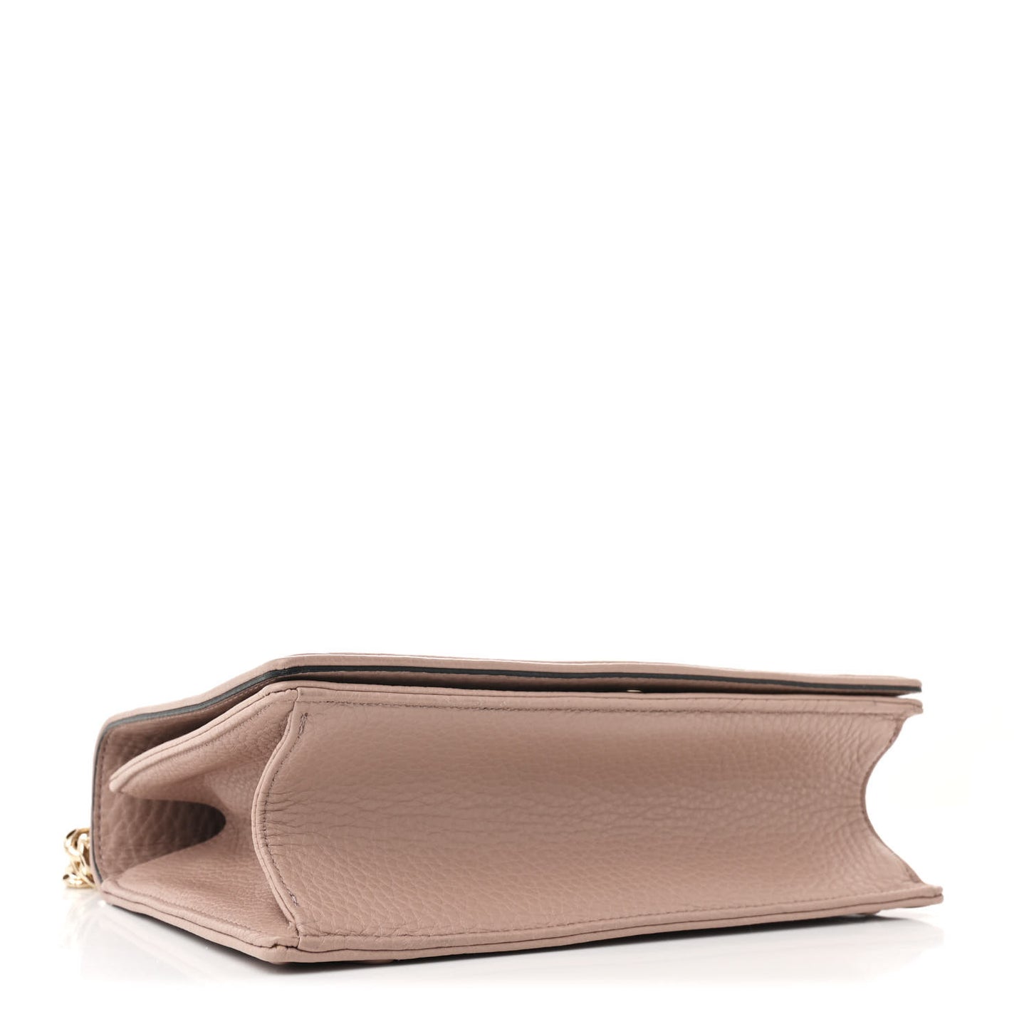 Grained Calfskin Medium Diorama Flap Bag Nude