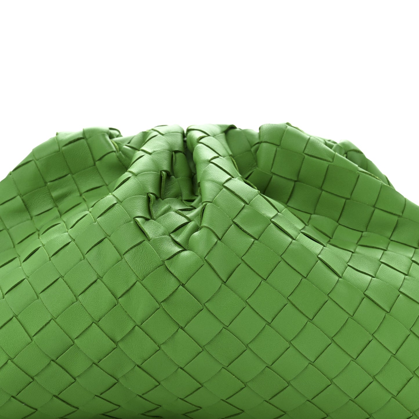 Nappa Maxi Intrecciato The Pouch Oversized Clutch Parakeet