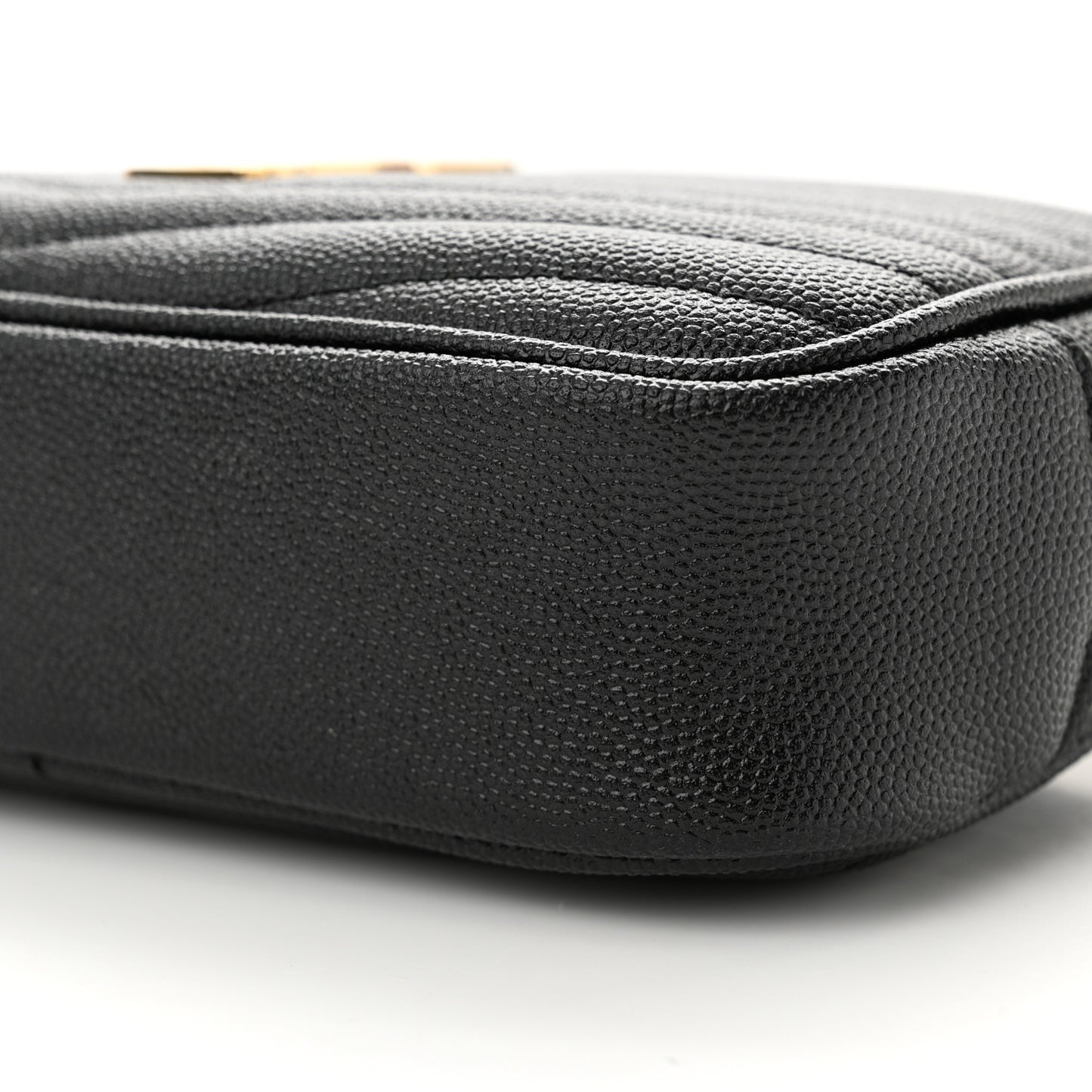 Grain De Poudre Matelasse Monogram Mini Lou Camera Bag Black