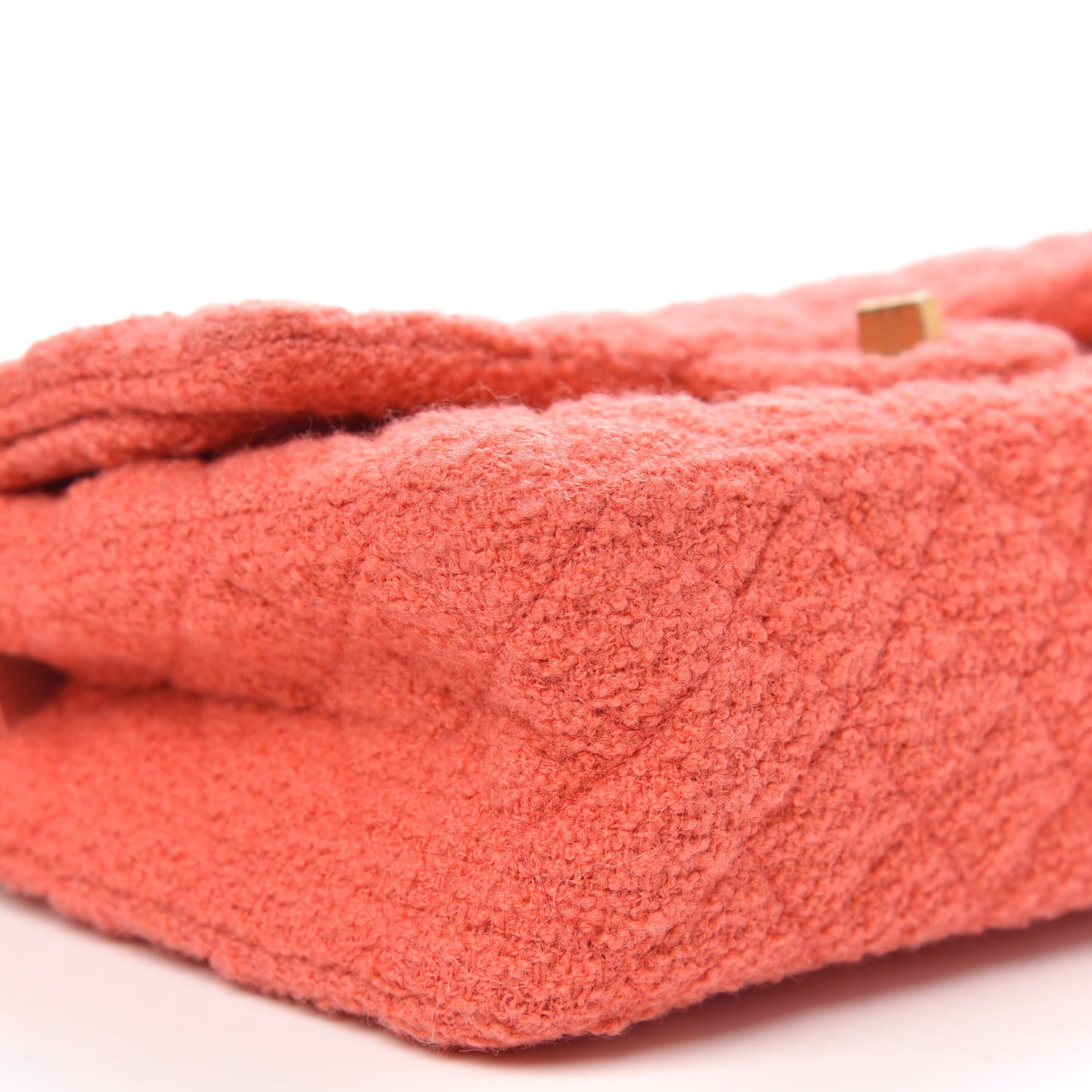 Wool Tweed Quilted 2.55 Reissue 225 Flap Coral