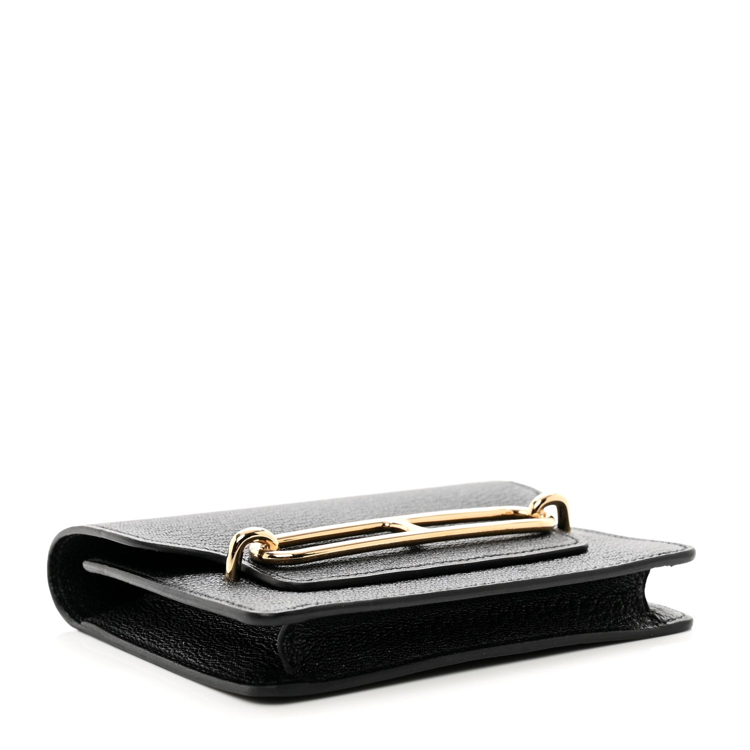 Hermes Chevre Mysore Roulis Slim Wallet Black 4 of 9