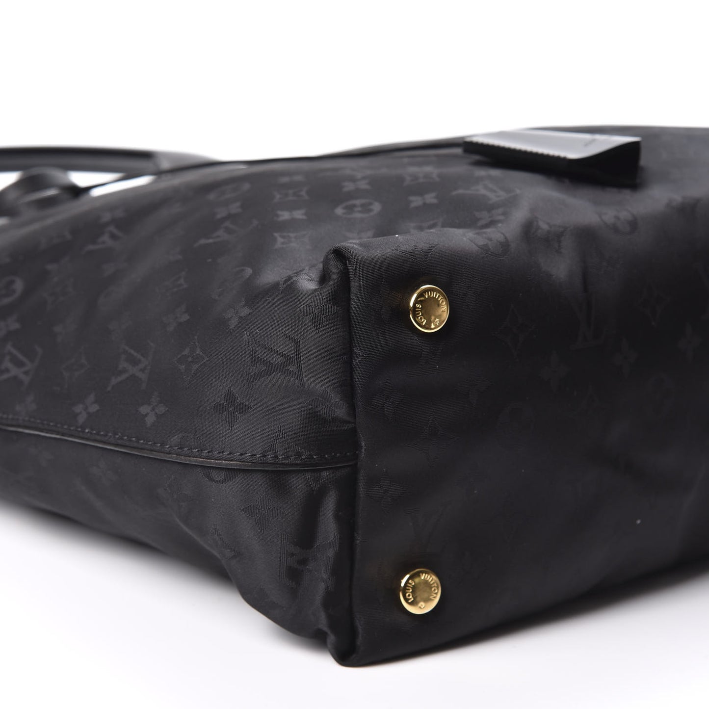 Monogram Nylon Desire Lockit Vertical MM Black