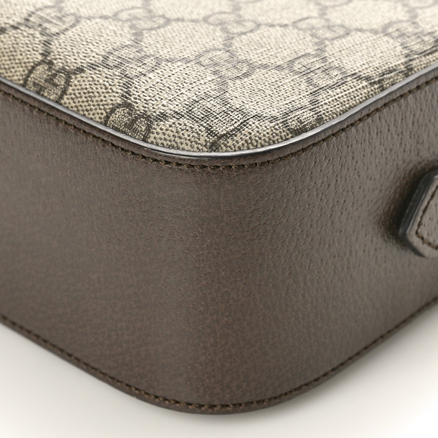 Gucci GG Supreme Monogram Web Neo Vintage Shoulder Bag Beige New Acero Crop 10 of 10