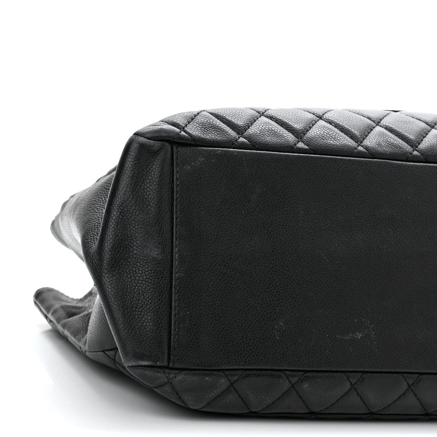 Caviar Quilted Grand Shopping Tote GST Black