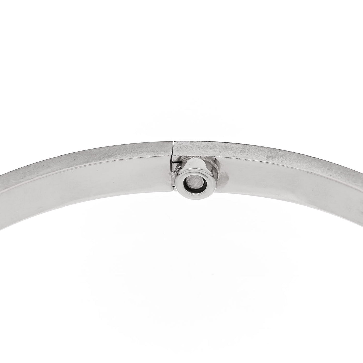 18K White Gold Small LOVE Bracelet 17