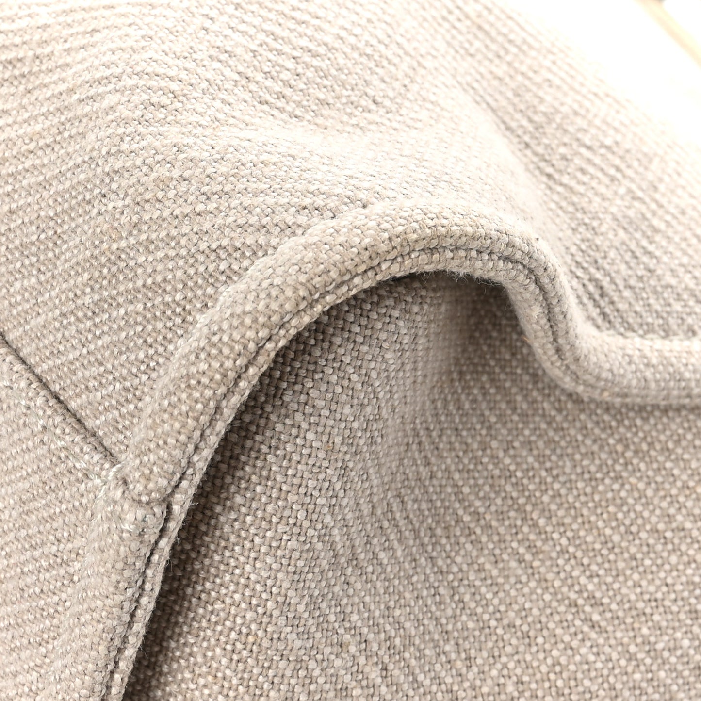 Mixed Fibers Calfskin Medium Deauville Tote Grey Light Blue