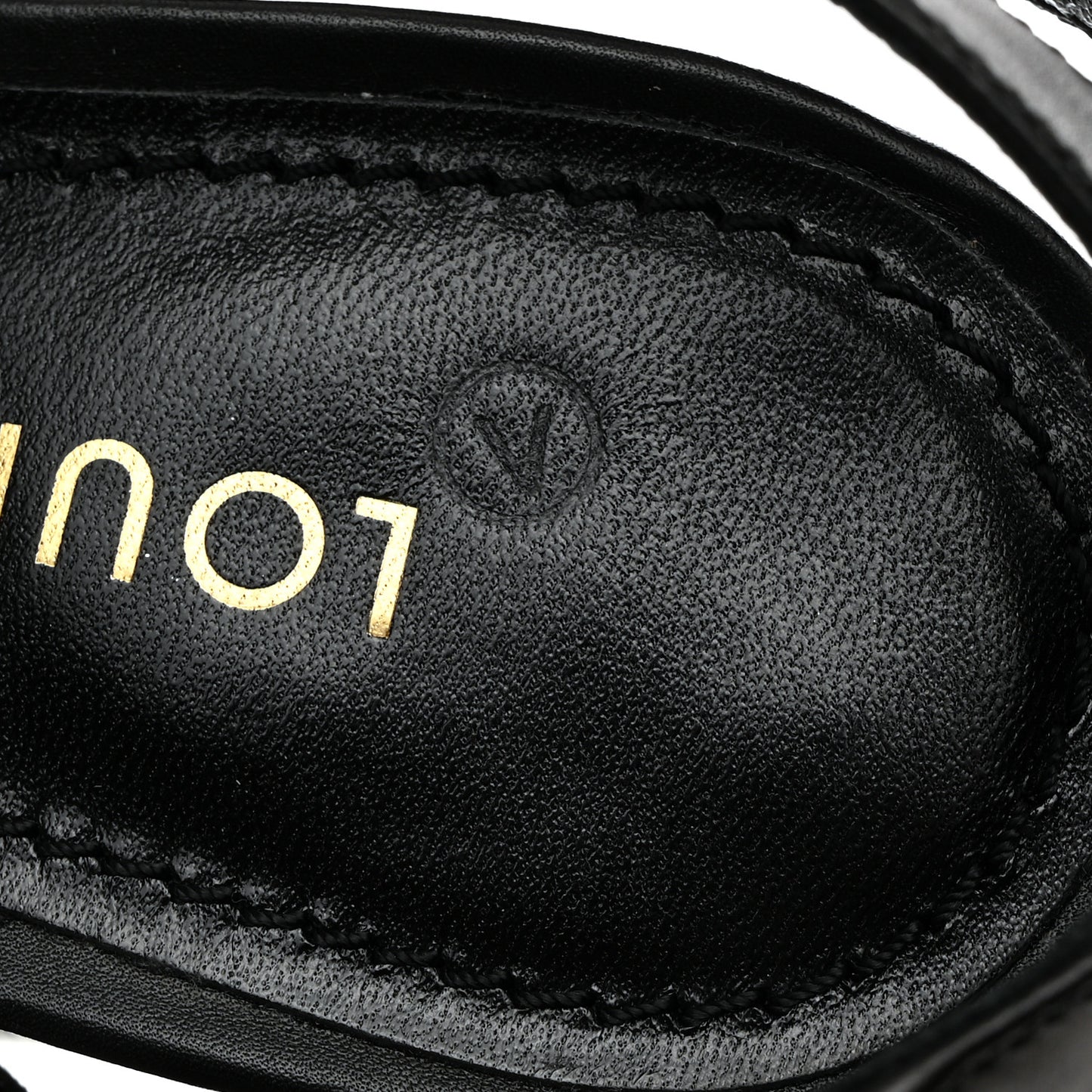 Calfskin Shake Platform Sandal 37 Black
