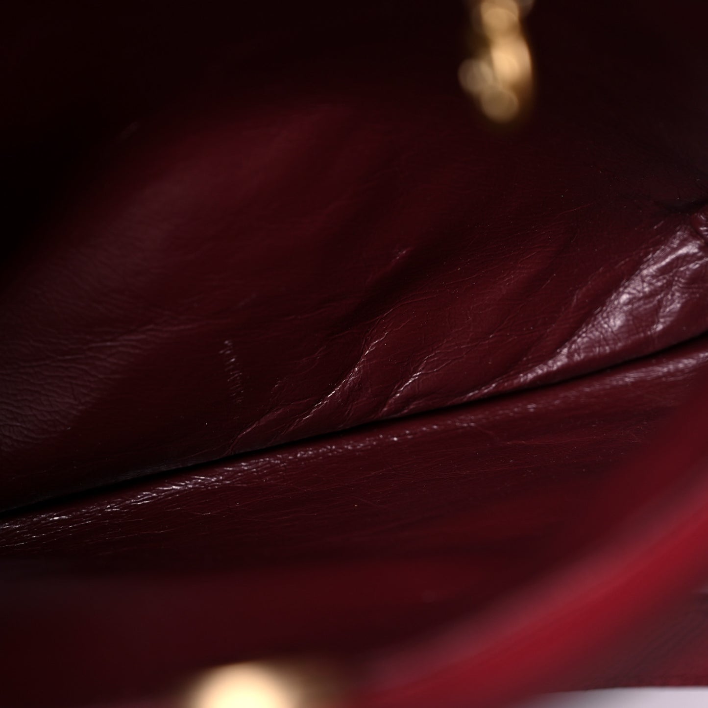 Caviar Shoulder Bag Burgundy