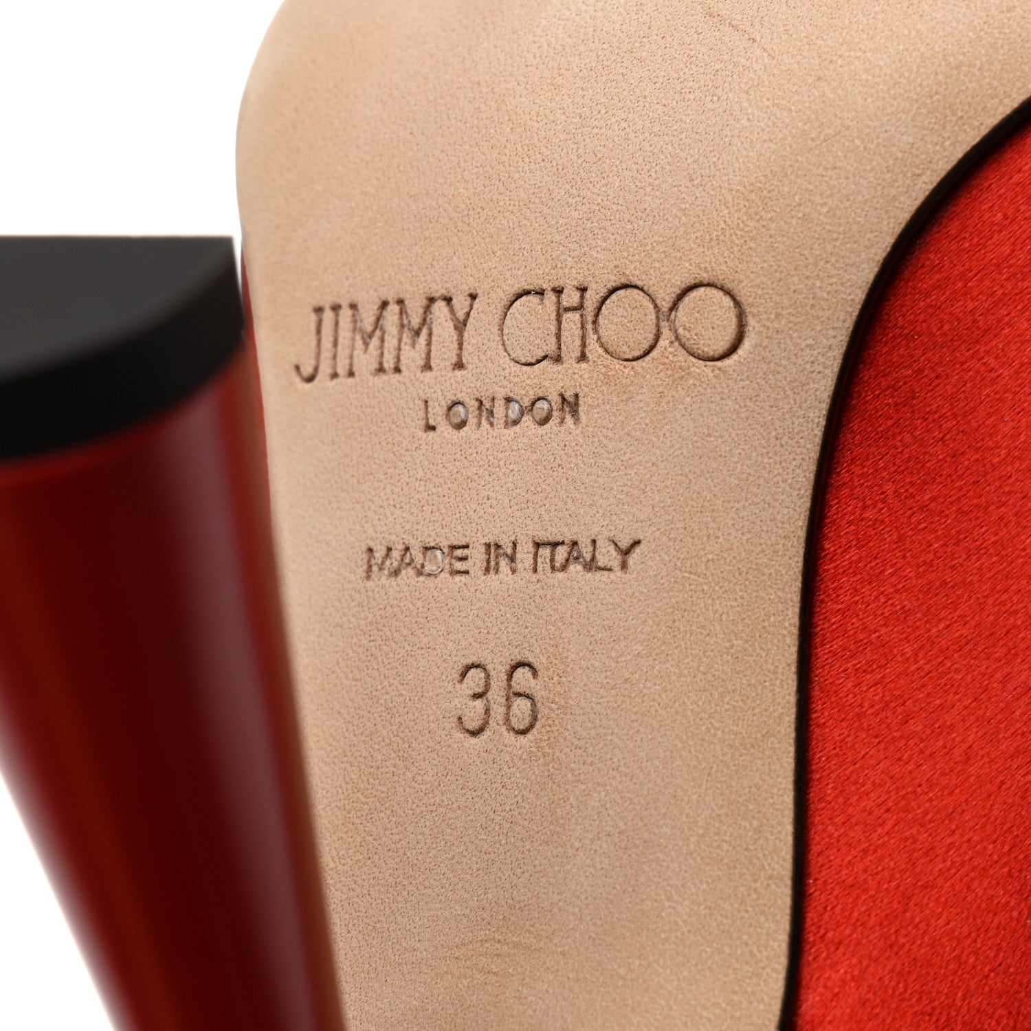 Jimmy Choo Satin Crystal Embellished Lyz 100 Pumps 36 Fuchsia Chilli 7 of 8