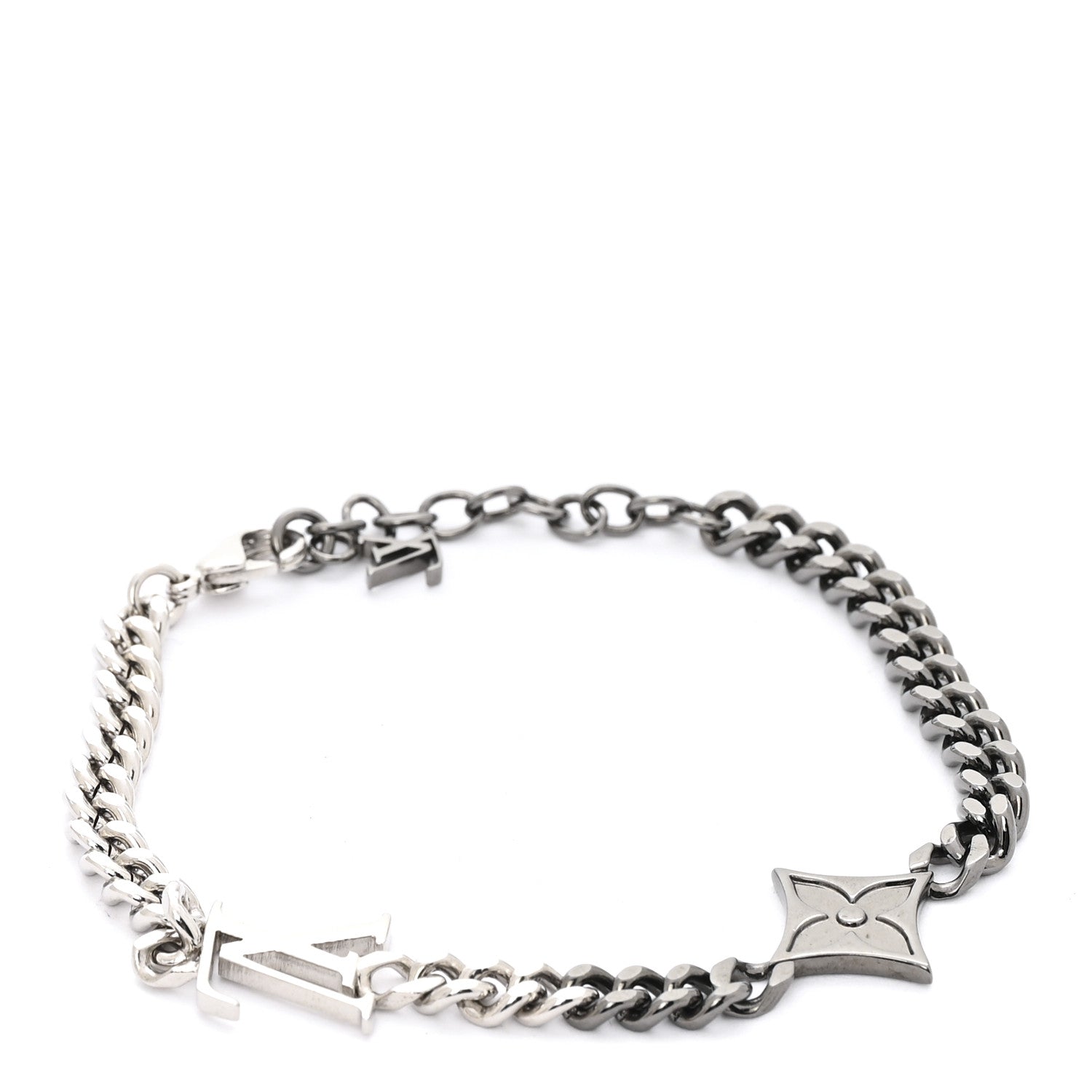 Louis Vuitton Brass LV Instinct Bracelet Silver 1808805 – FASHIONPHILE