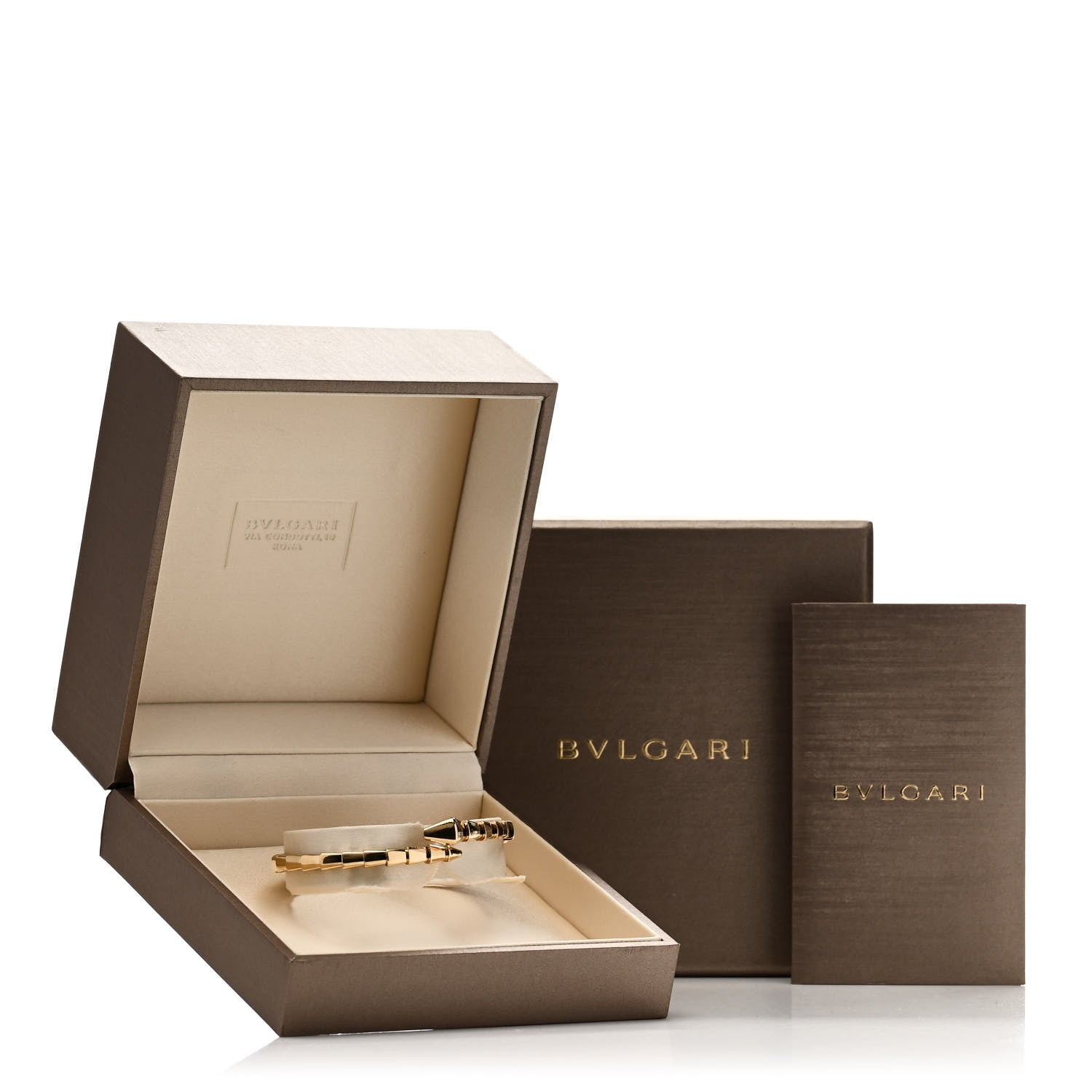 Bulgari 18K Yellow Gold Serpenti Viper Bracelet S 2 of 4