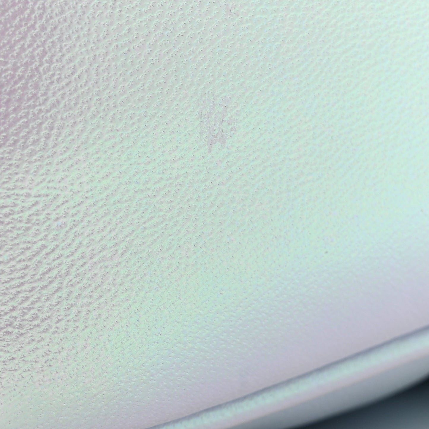 Iridescent Nappa Chevron Matelasse Small GG Marmont Shoulder Bag Iridescent Snow Light Blue