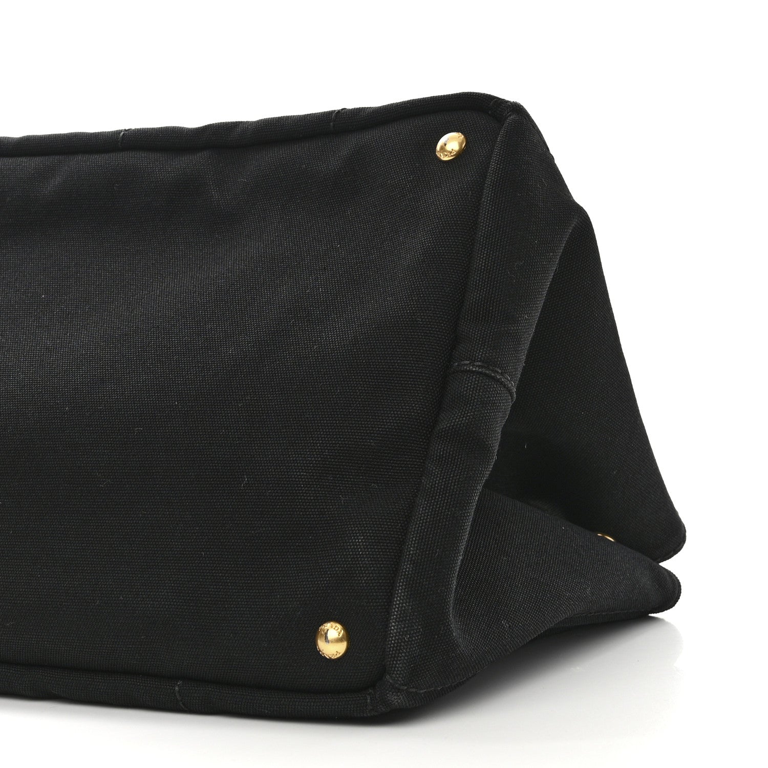 Prada Canvas Large Canapa Logo Tote Black 10 of 10
