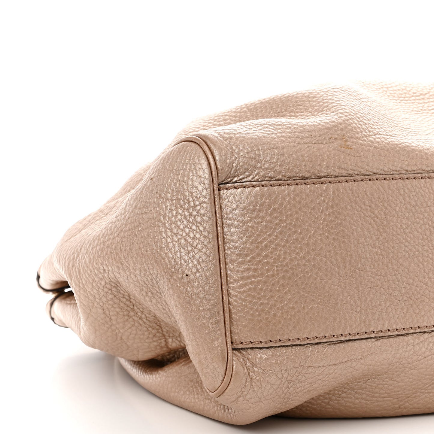 Metallic Cellarius Calfskin Large Sukey Tote Winter Rose