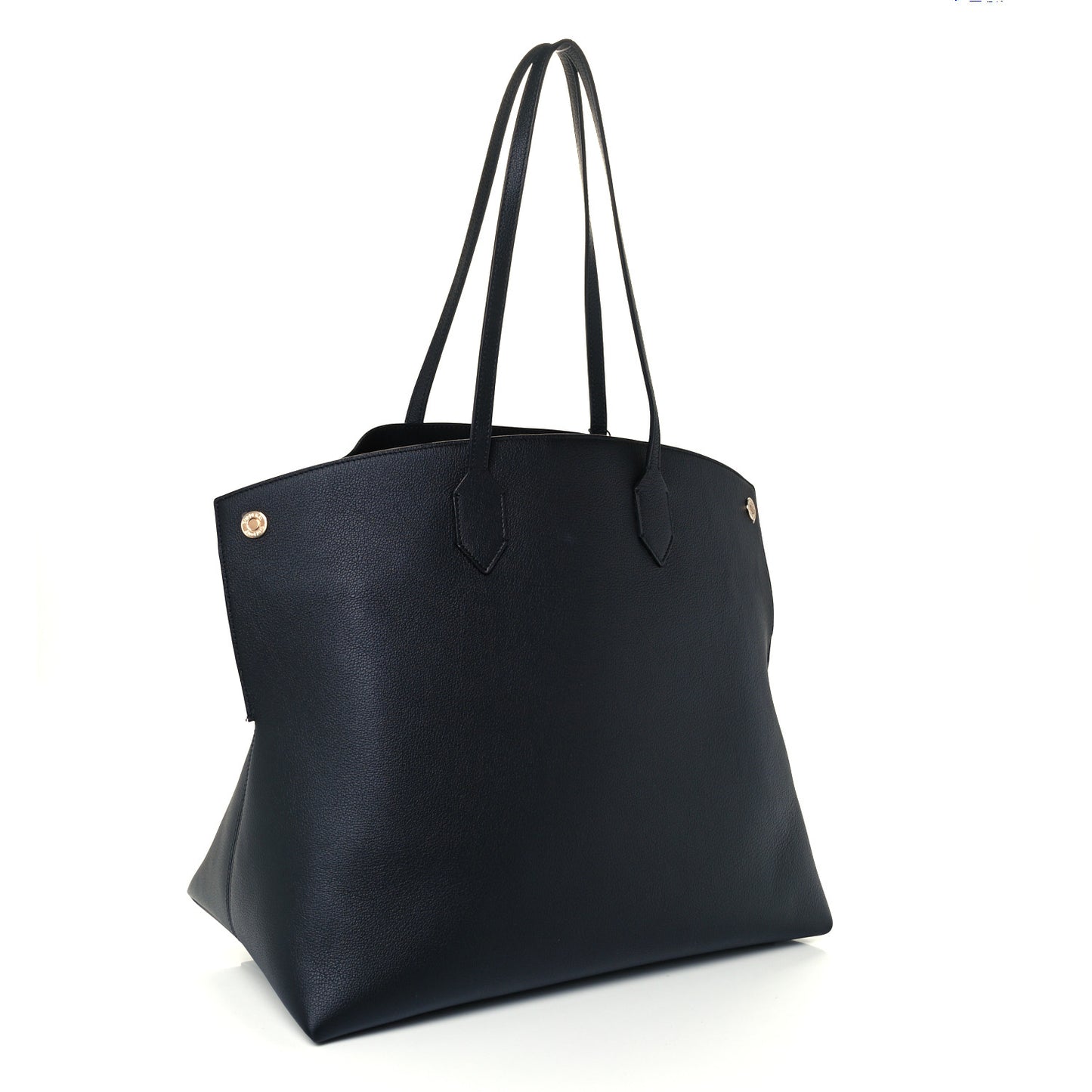 Calfskin Large Society Tote Black
