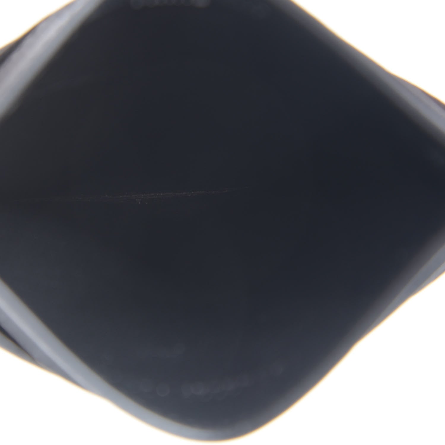 Saint Laurent Grain De Poudre Matelasse Chevron Monogram Credit Card Case Black 4 of 7