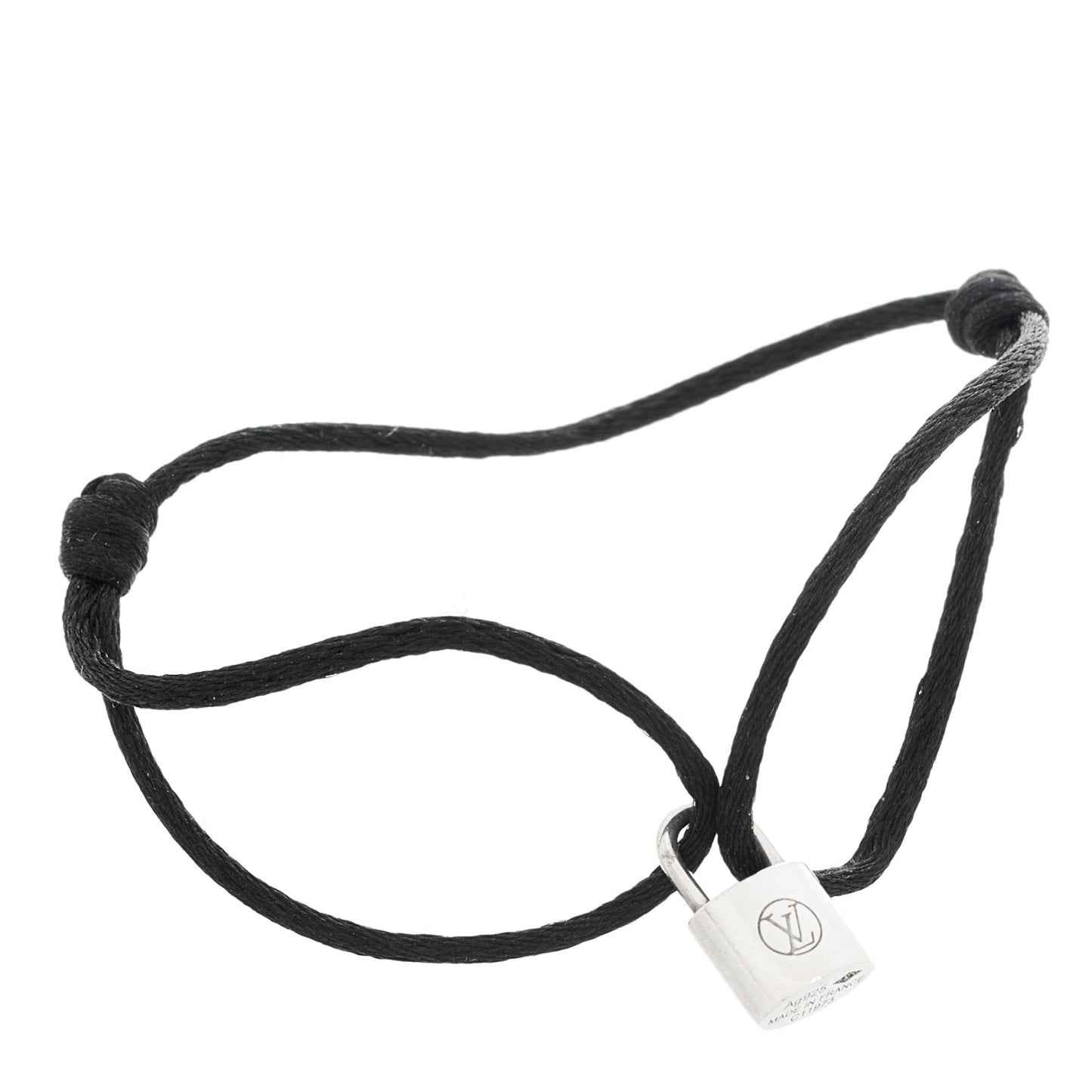 Sterling Silver Lockit Bracelet Black