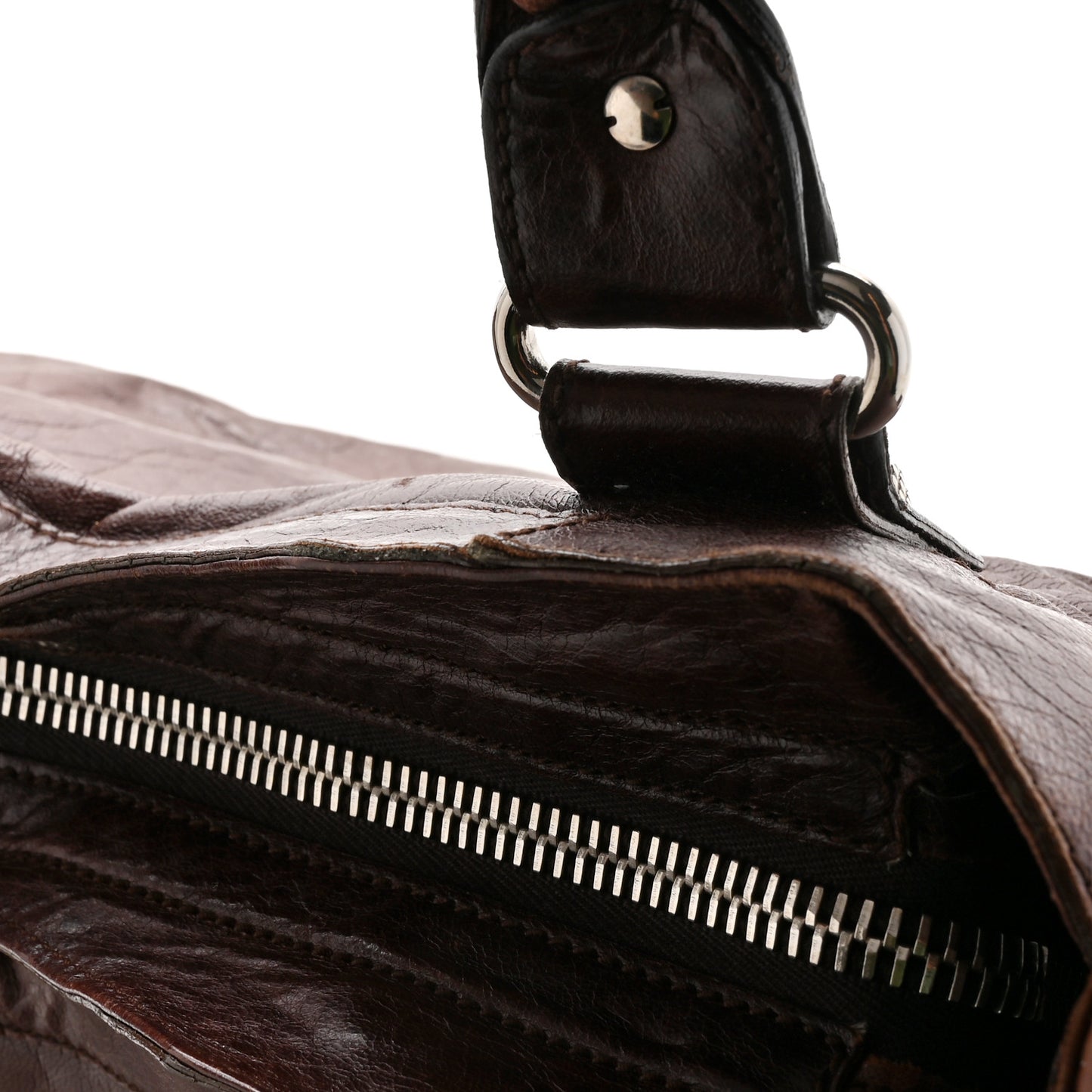 Agneau Giant 21 Silver Hardware City Castagna