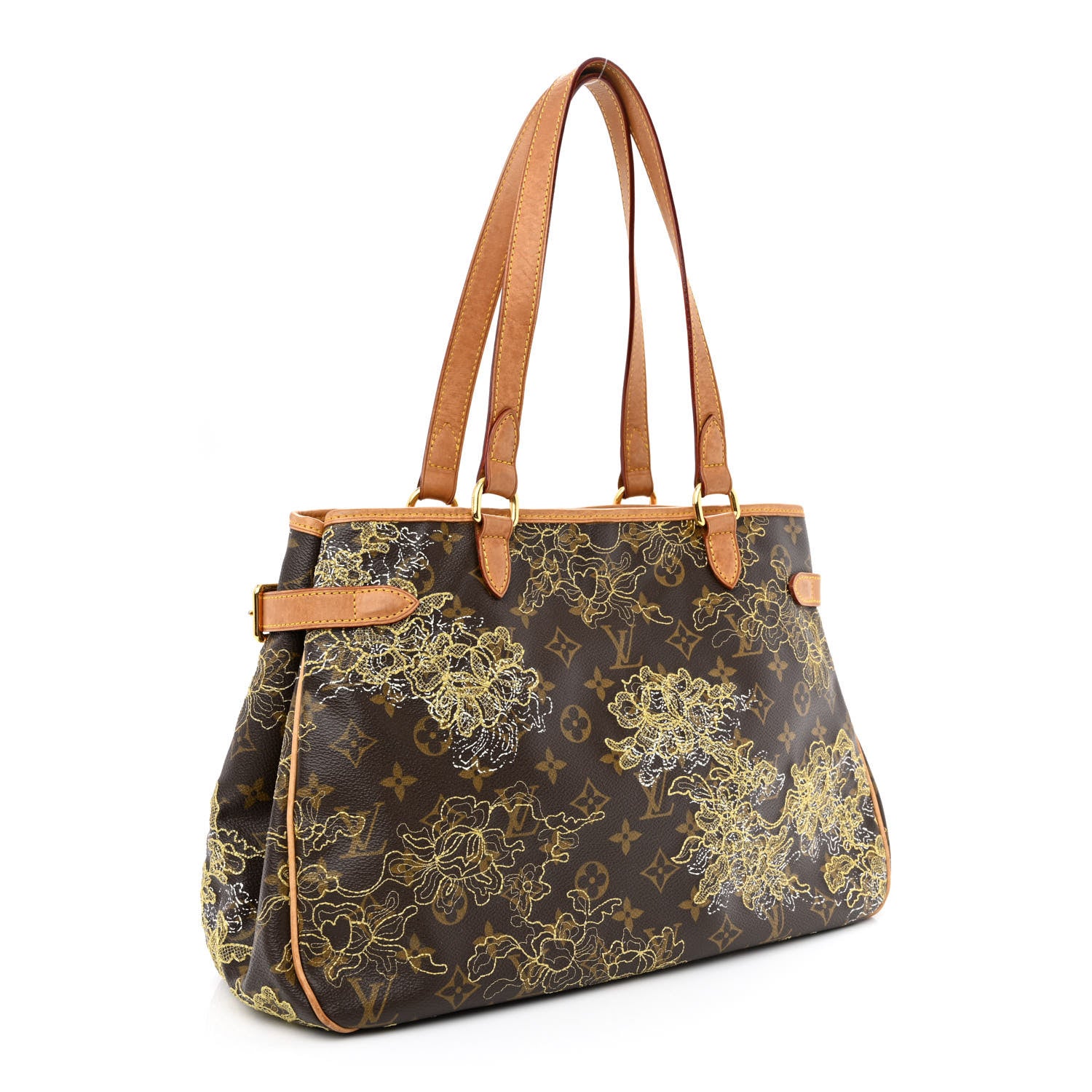 Louis Vuitton Monogram Dentelle Batignolles Horizontal Gold 3 of 14