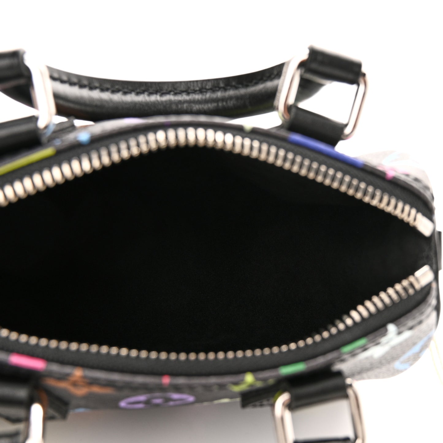 LV X TM Monogram Multicolor Nano Speedy Black