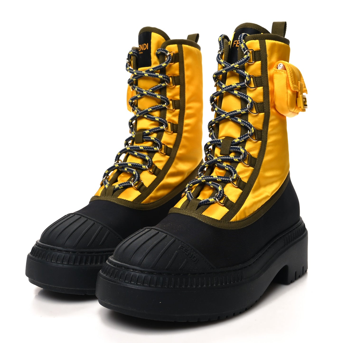 Nylon Baguette Domino 50mm Biker Boots 37 Mimosa Black