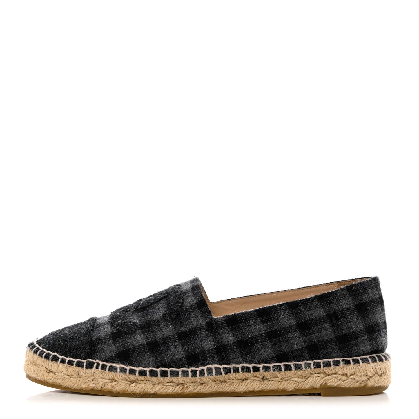 Flannel CC Espadrilles 41 Black Grey