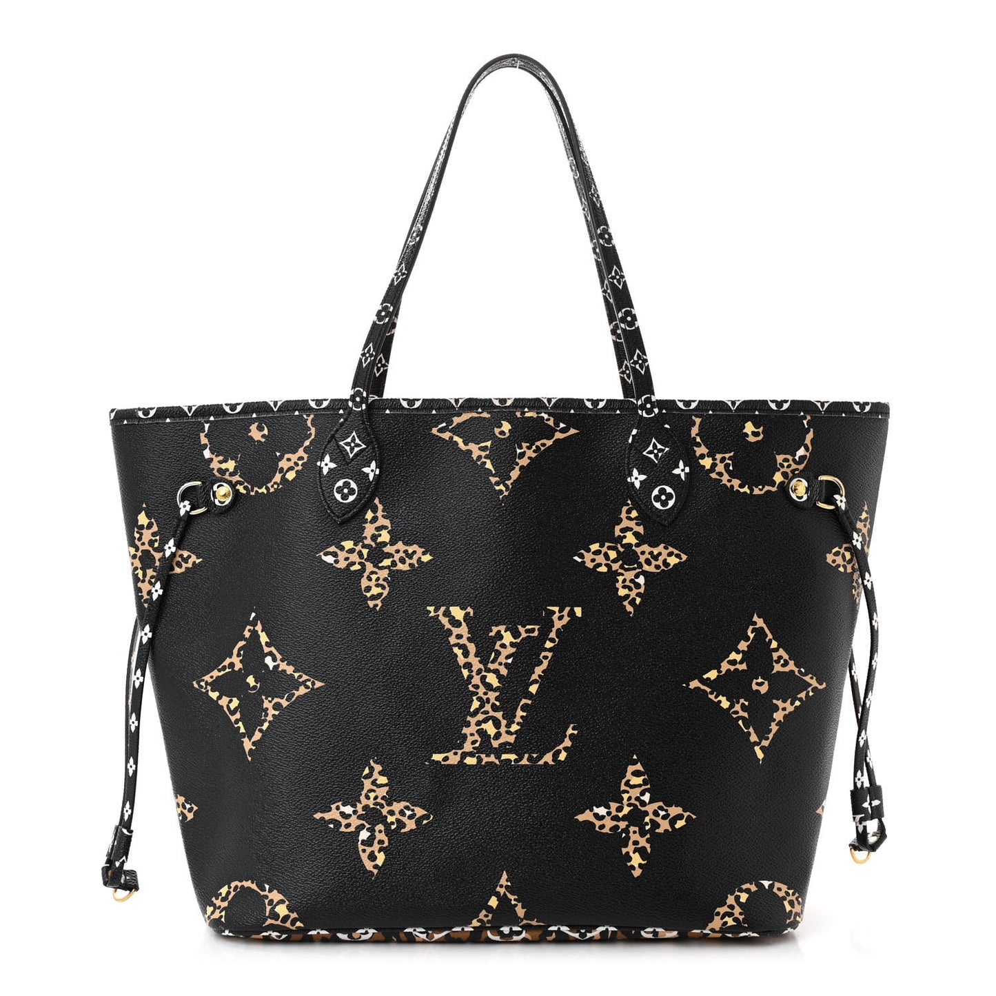 Monogram Giant Jungle Neverfull MM Black