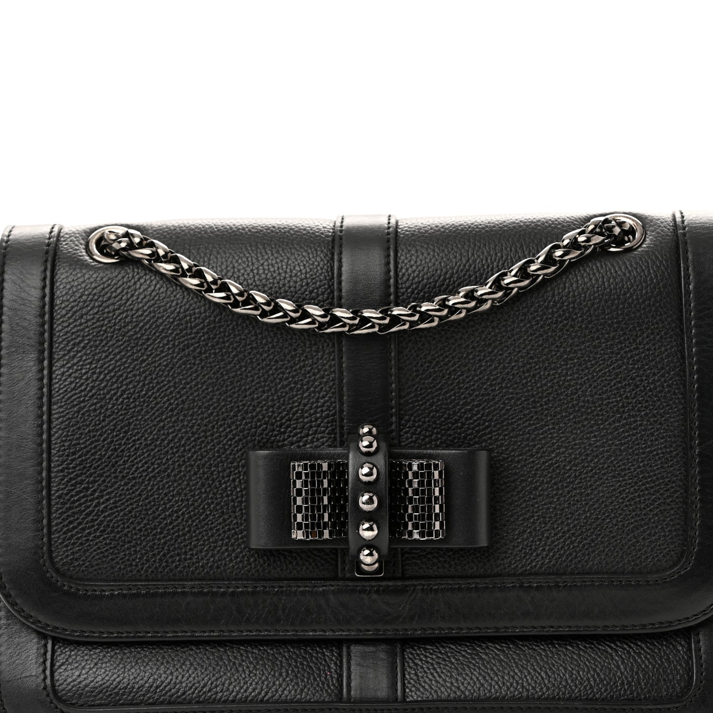 Calfskin Small Sweet Charity NV Shoulder Bag Black