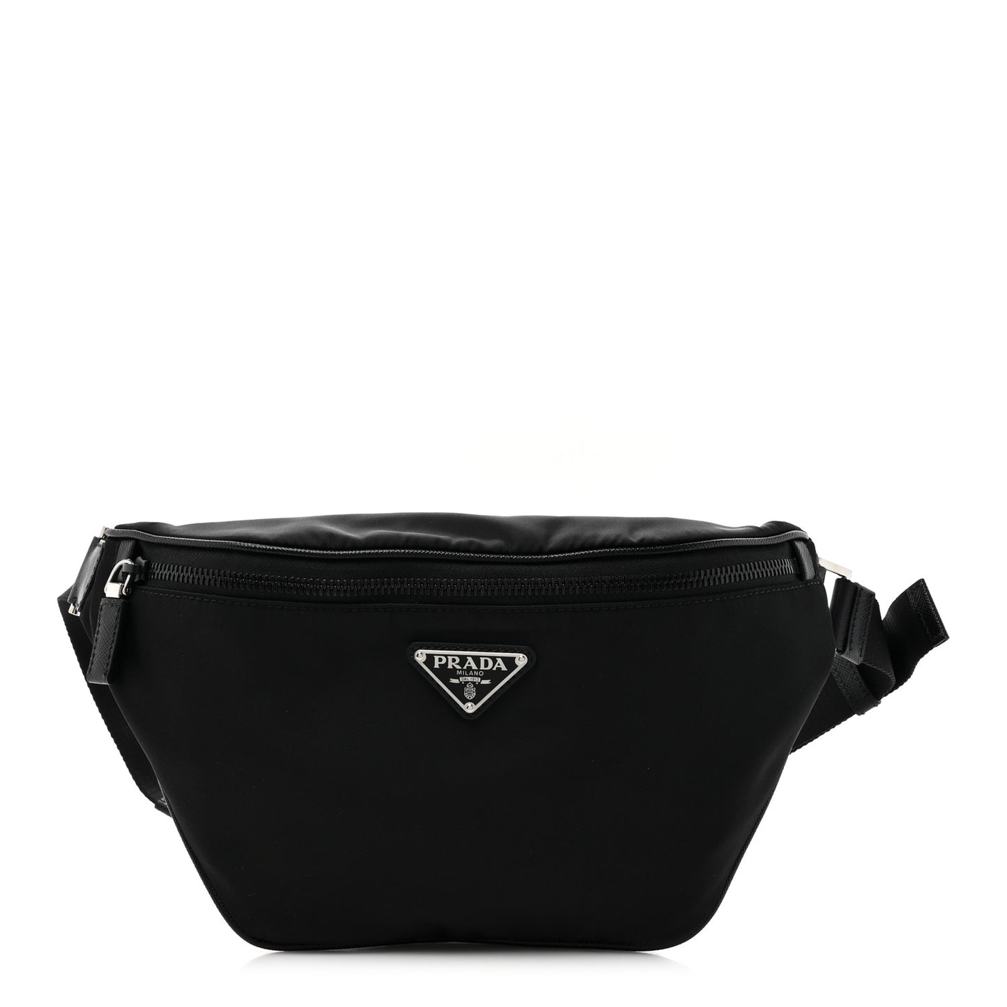 Re-Nylon Saffiano Belt Bag Black