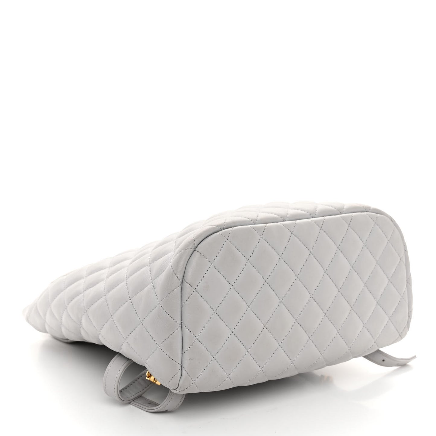 Calfskin Quilted Large Urban Spirit Backpack Grey