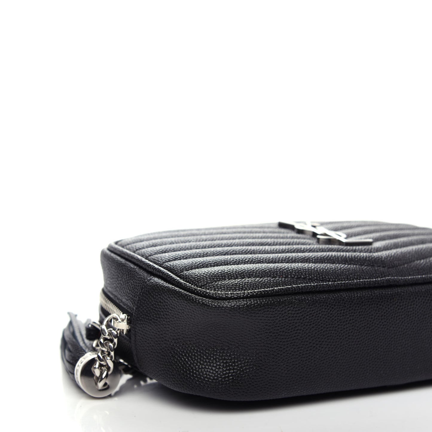 Grain De Poudre Matelasse Monogram Mini Lou Camera Bag Black
