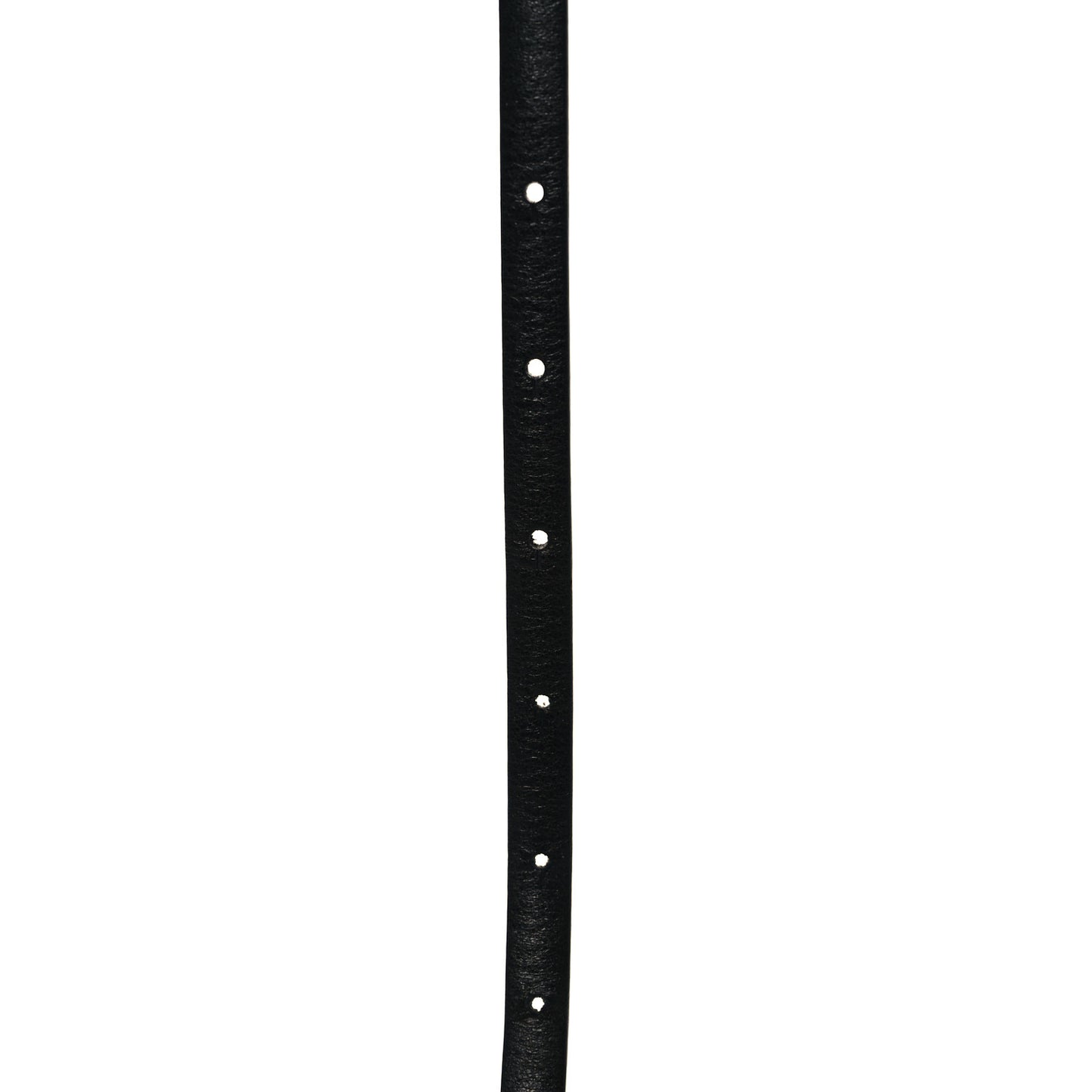 Calfskin Crystal CC Skinny Belt 85 34 Black
