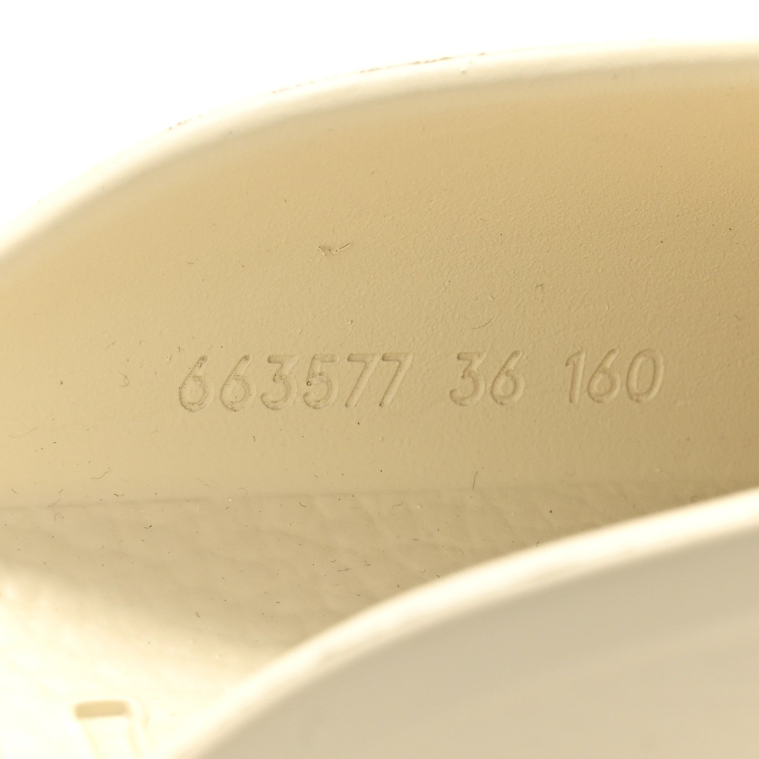 Gucci Rubber Monogram GG Go Through Platform Slide Clogs 36 Mystic White 8 of 11