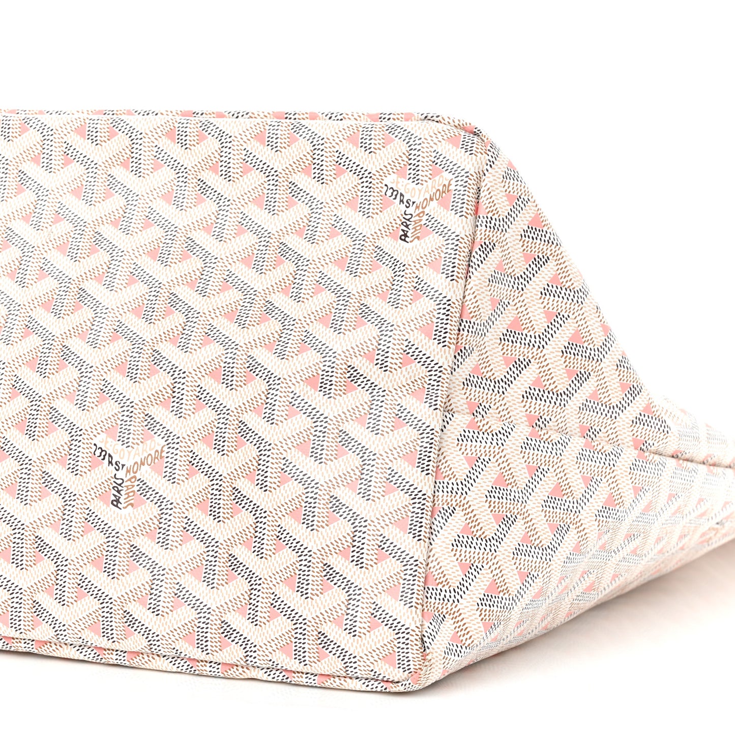 Goyardine Saint Louis Claire Voie GM White Pink